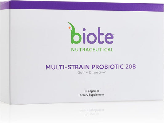 Multi-Strain Probiotic 20B Capsules for Gut and Digestive Health - 30 Count