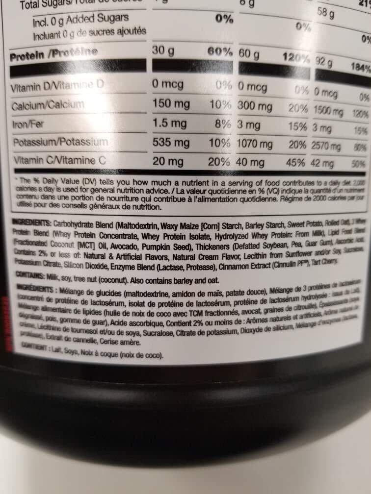Muscle-Building Whey Protein Powder for Size and Strength - Mutant Mass Extreme Gainer with High-Density Clean Calories (Jacked Berry Blast, 12 lbs)