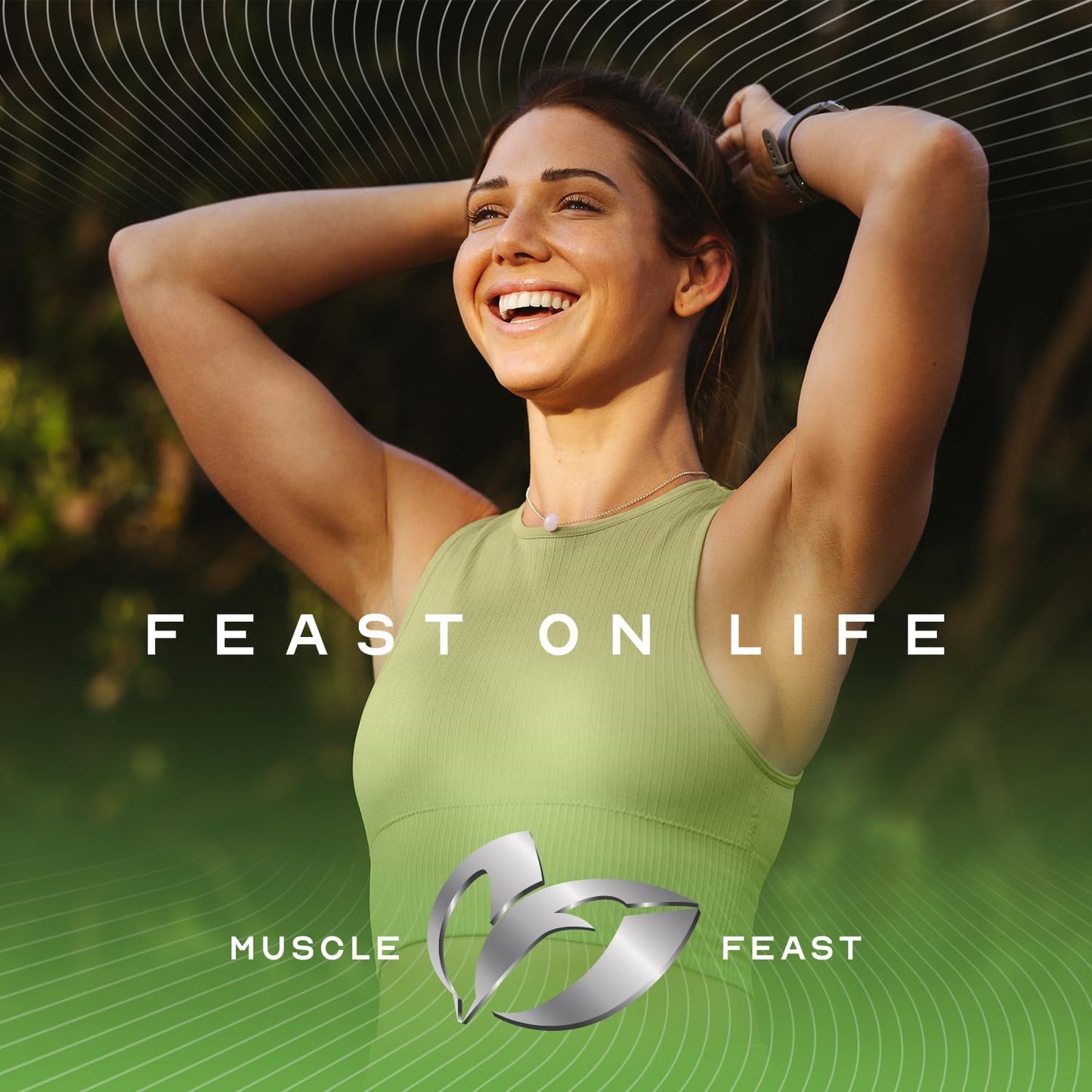 Muscle Feast 100% Grass-Fed Whey Protein, Hormone-Free, All Natural, Unflavored - 2lb Pack