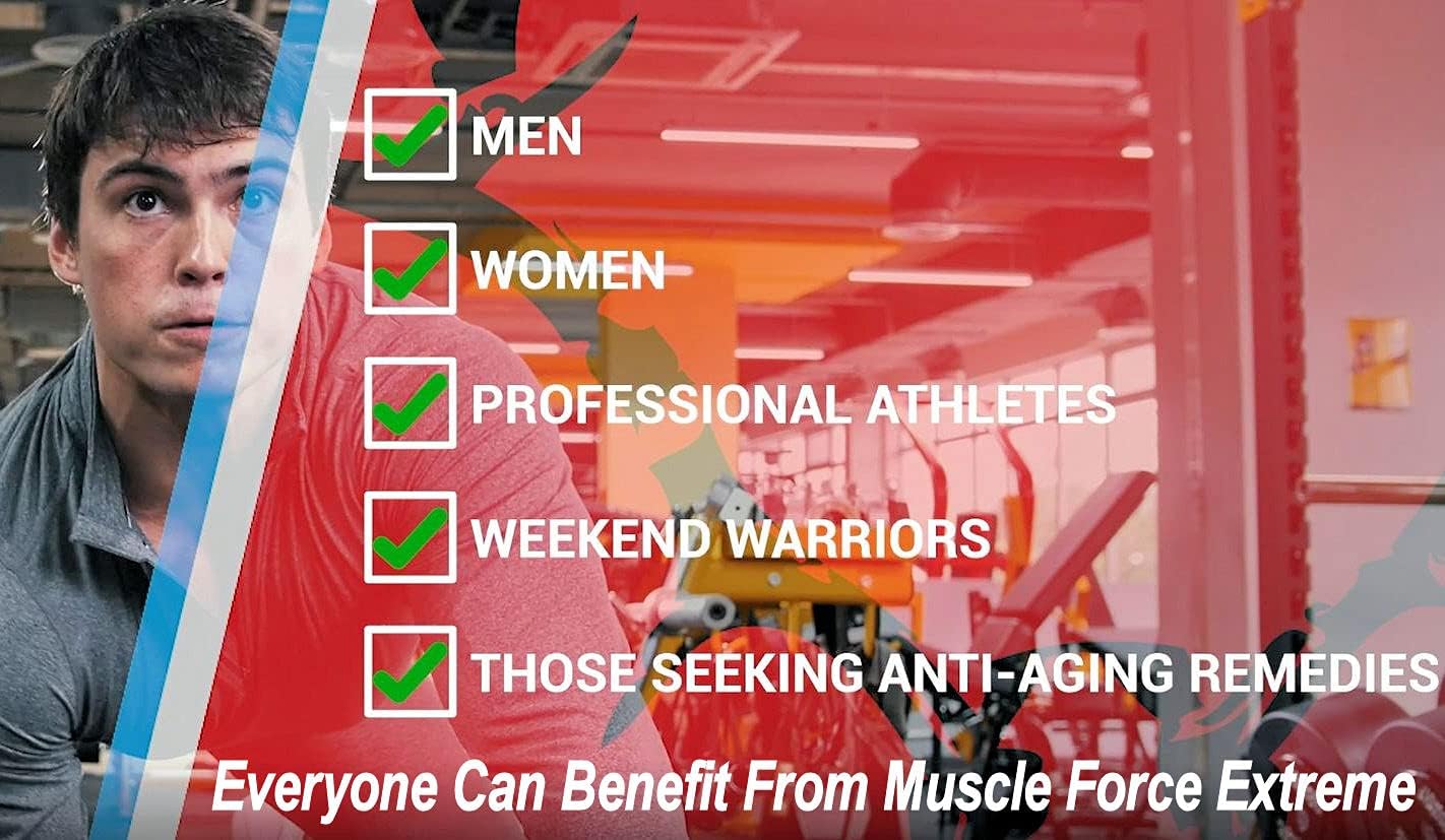 Muscle Force Strength and Endurance Spray Formula - Herbal Nutrition, 2 Bottle Pack, 175mg Growth Formula, 2oz/bottle