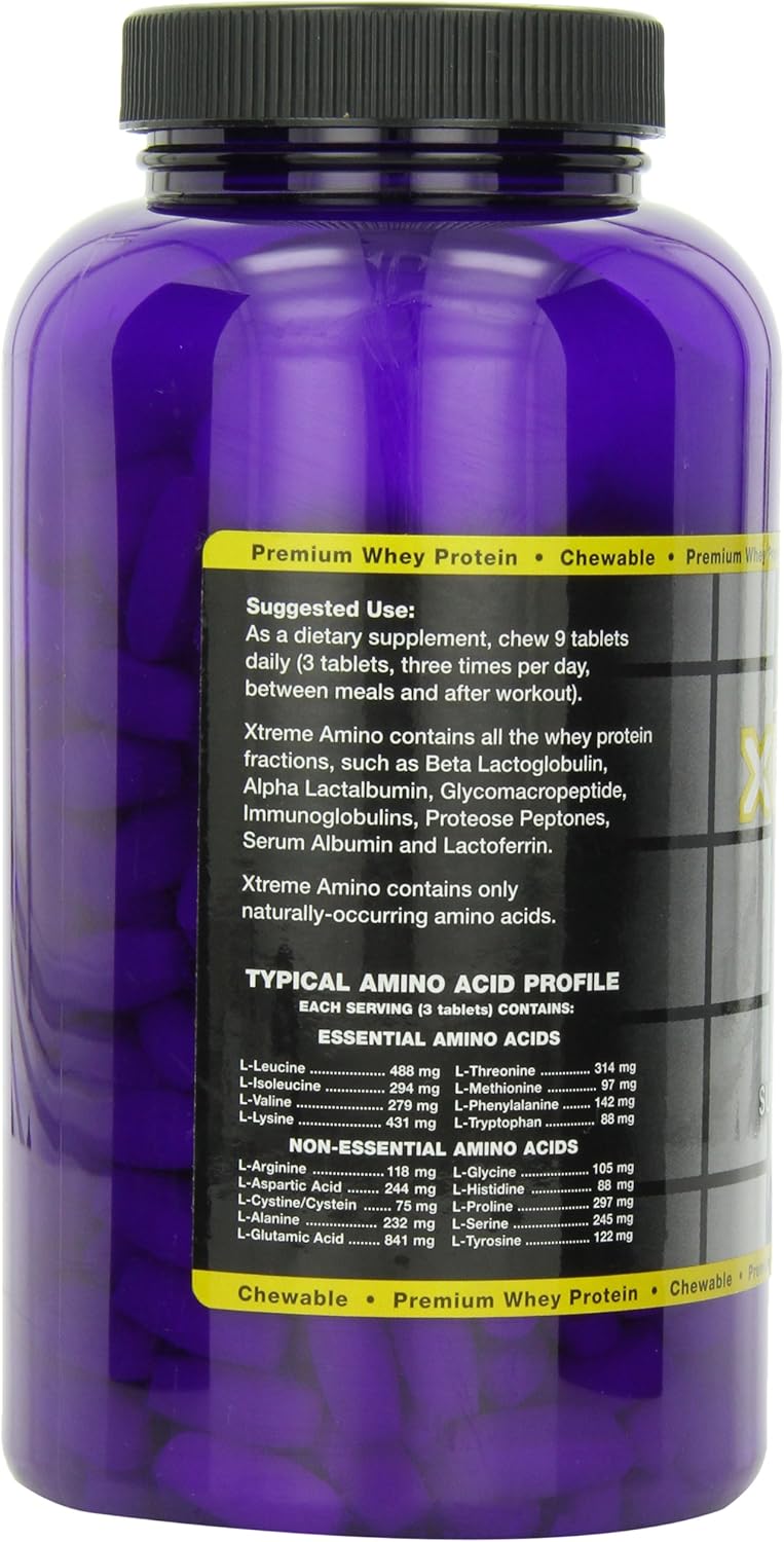 Muscle Gainer: Ultimate Nutrition Xtreme Amino Whey Protein Concentrate Supplement, 330 Chewable Tablets