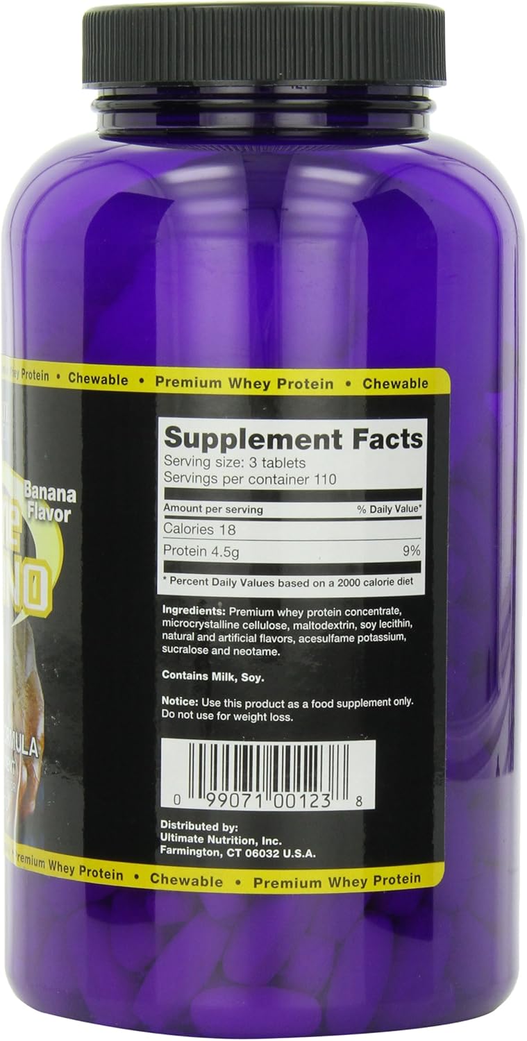 Muscle Gainer: Ultimate Nutrition Xtreme Amino Whey Protein Concentrate Supplement, 330 Chewable Tablets