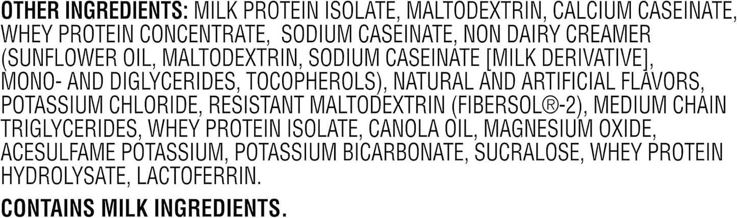 Muscle Milk Pro Series Intense Vanilla Protein Powder, 2.54 lb, 14 Servings, 50g Protein, 3g Sugar, NSF Certified, Workout Recovery