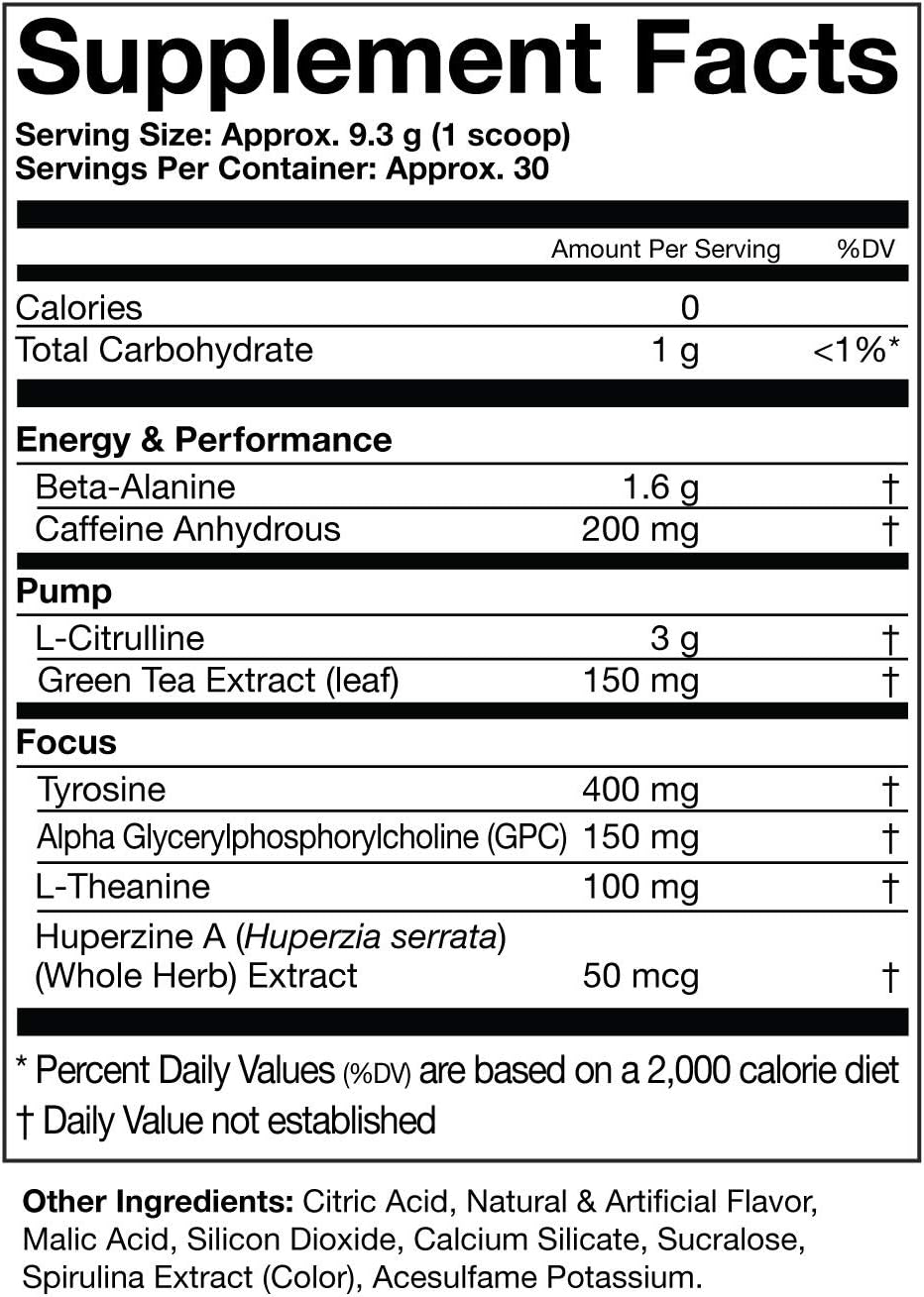 Muscle Pharm Combat BCAA + Recovery Powder - Blue Raspberry Flavor, 30 Servings, 10g BCAAs & EAAs
