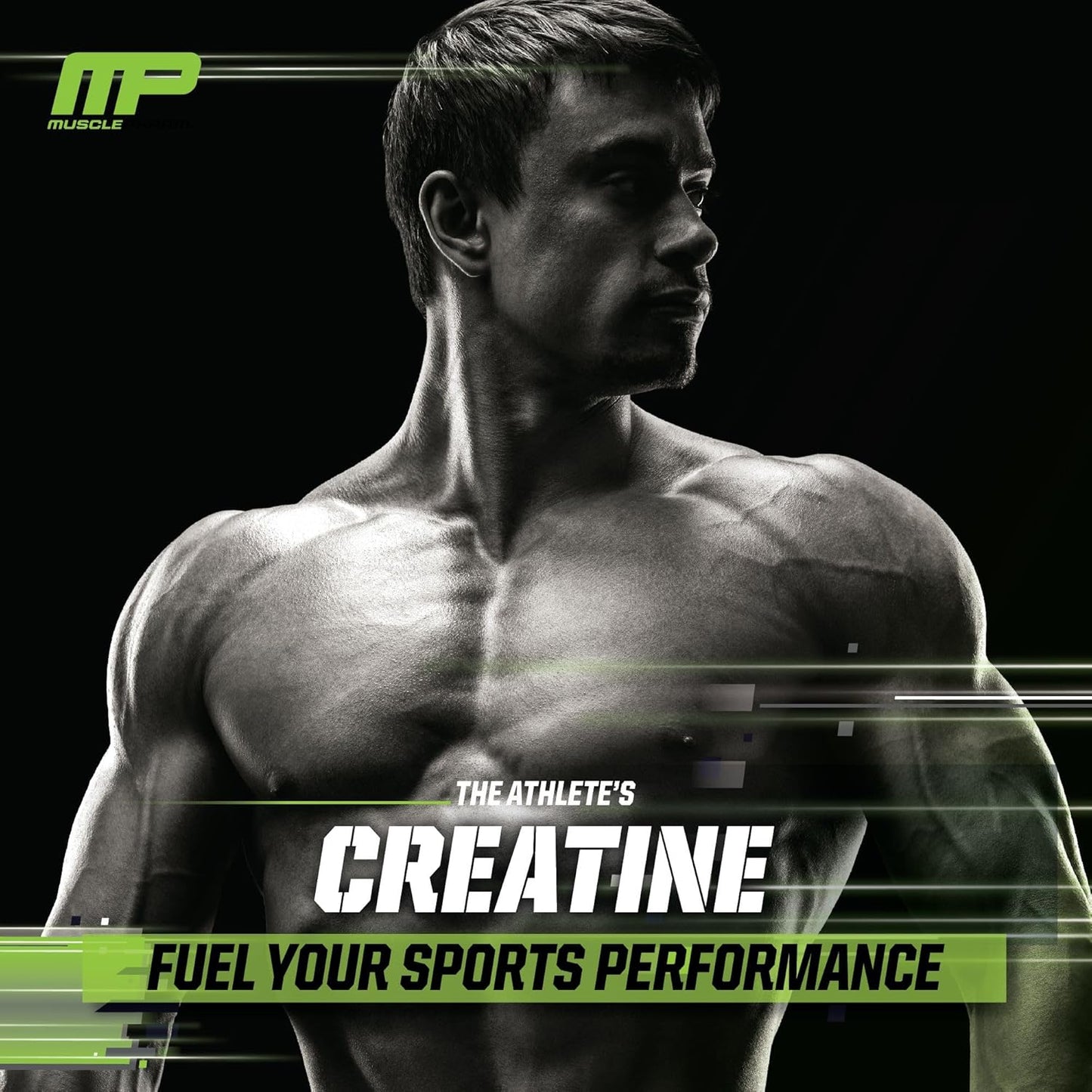 Muscle Pharm Essentials Creatine Monohydrate Powder - Pre & Post Workout Supplement, 100% Pure Creatine, 60 Servings