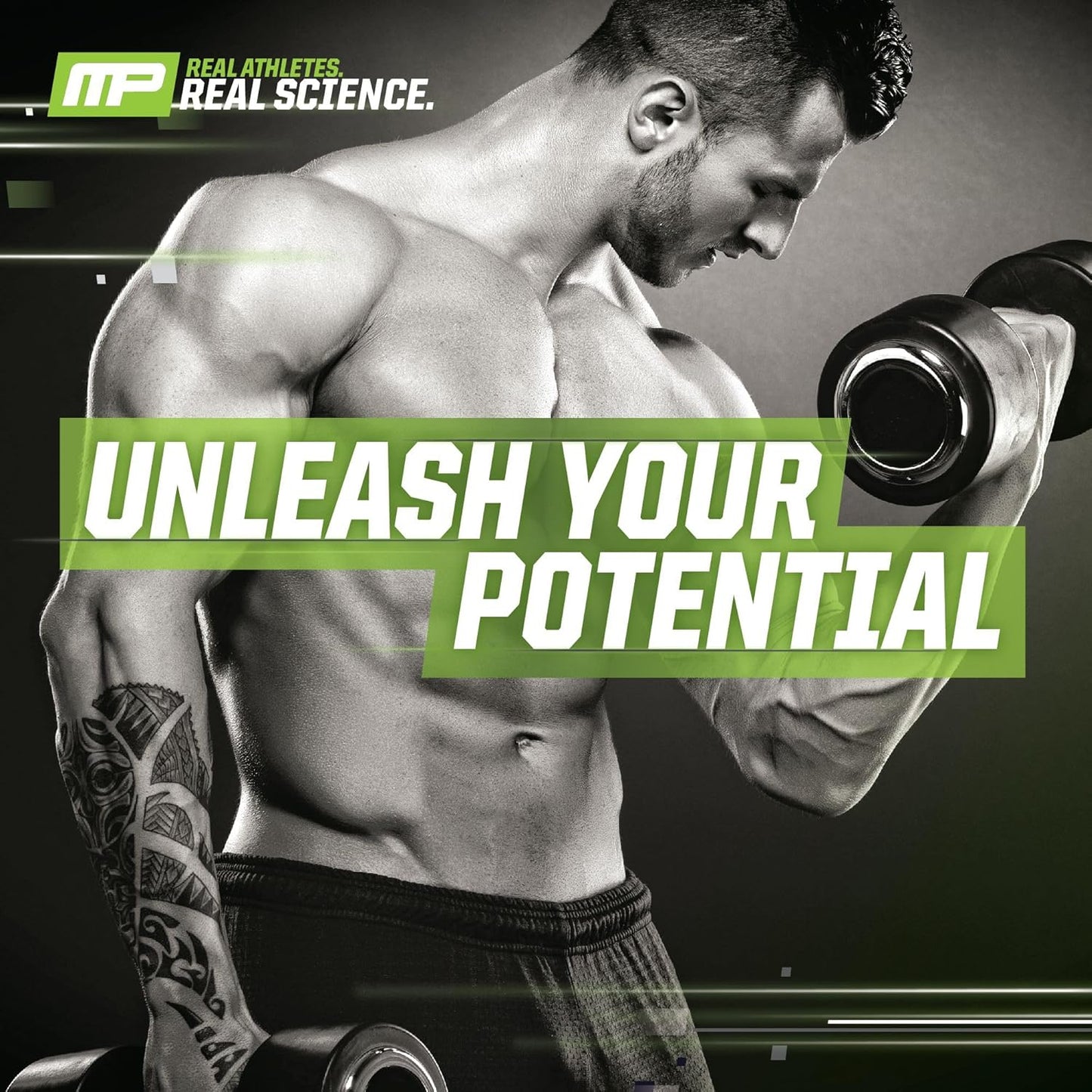 Muscle Pharm Essentials Creatine Monohydrate Powder - Pre & Post Workout Supplement, 100% Pure Creatine, 60 Servings