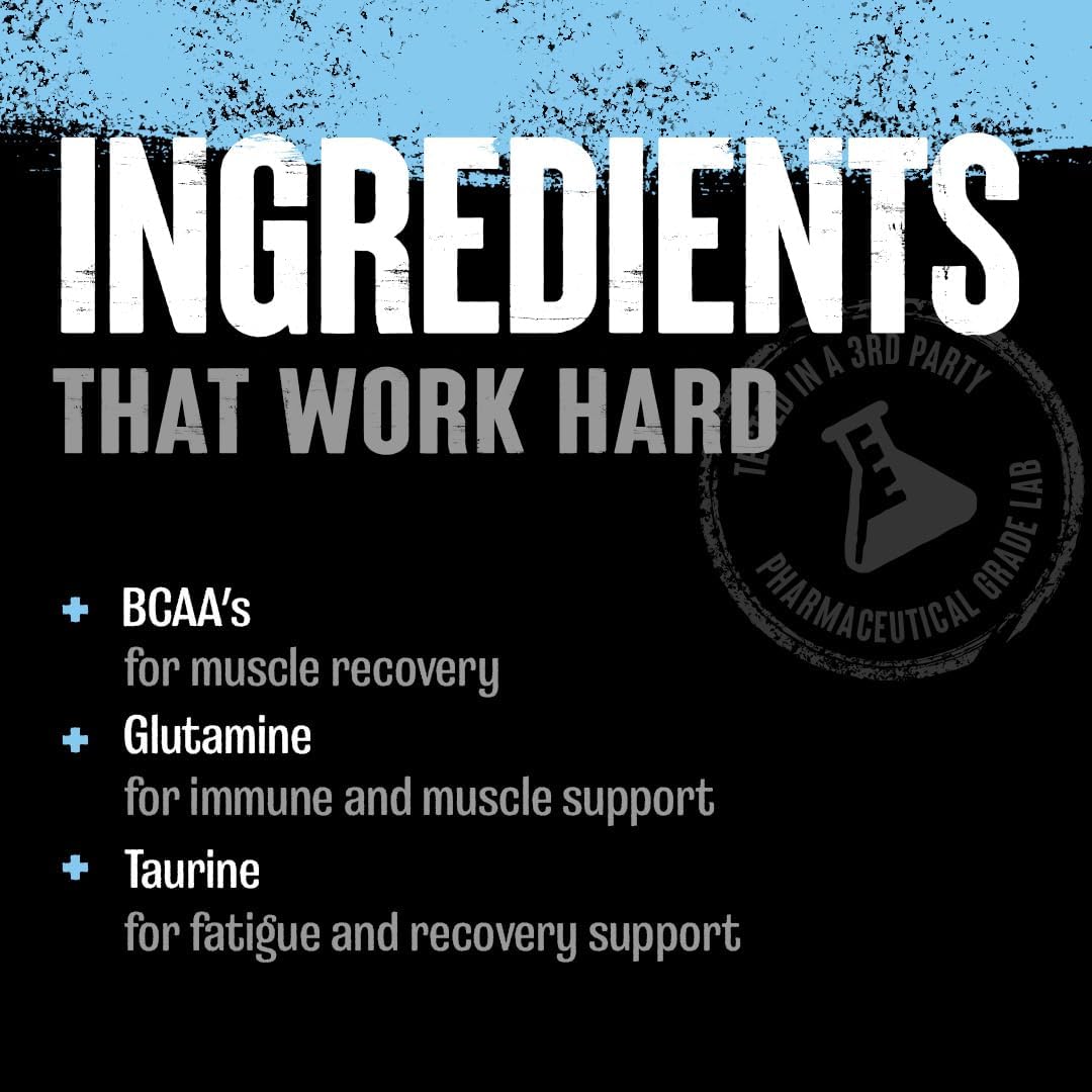 Muscle Recovery Chews with BCAA, Taurine, and Glutamine - Fast-Acting and Convenient for Hydration and Repair