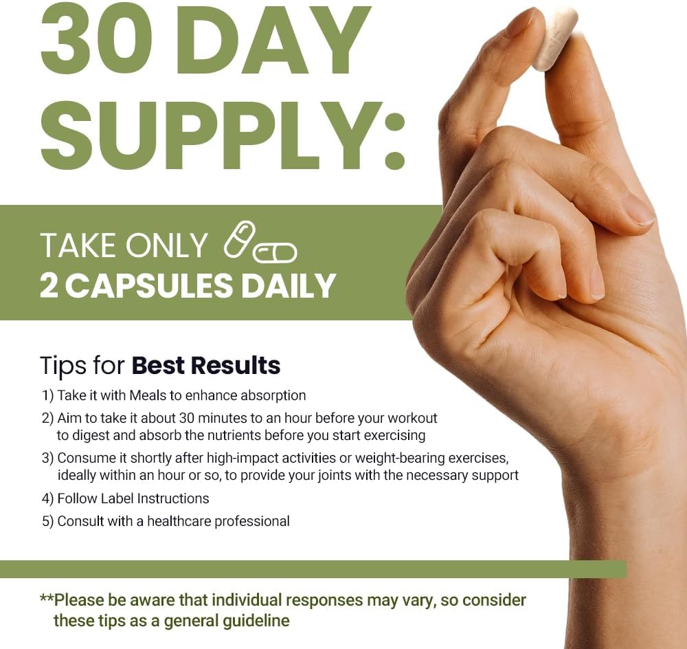 Muscle Support Capsules with Tart Cherry and American Ginseng for Soreness and Joint Care - 60 Capsules