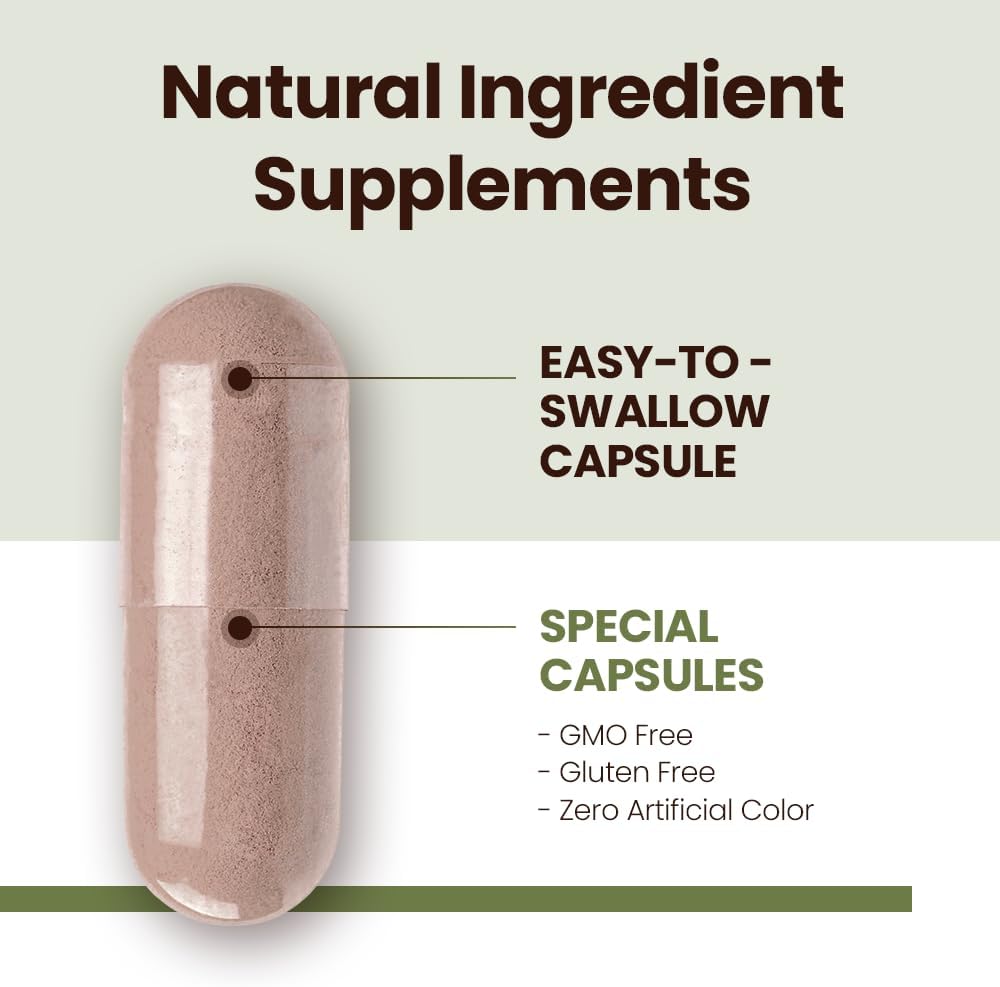 Muscle Support Capsules with Tart Cherry and American Ginseng for Soreness and Joint Care - 60 Capsules