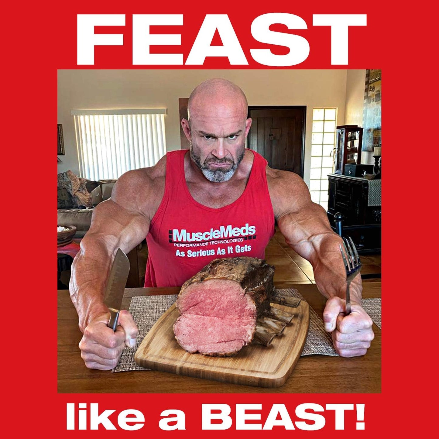 MuscleMeds Feast Mode: Appetite Stimulant Weight Gain Pills with Digestive Enzymes - 90 Capsules, Unflavored