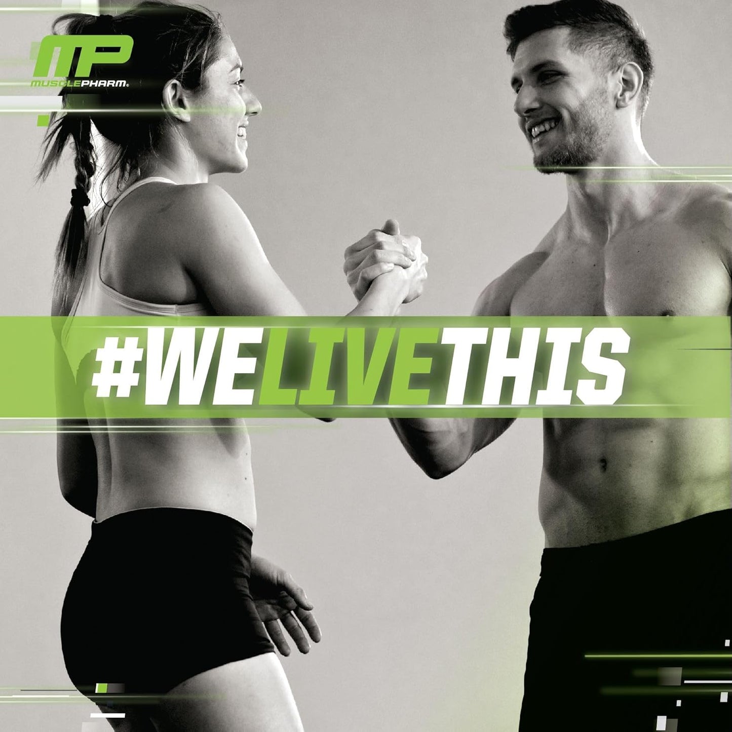 MusclePharm Essentials Glutamine Powder: Post Workout Recovery, Energy, and Gut Health Support - 5g L Glutamine per Serving - Gluten-Free - 60 Servings