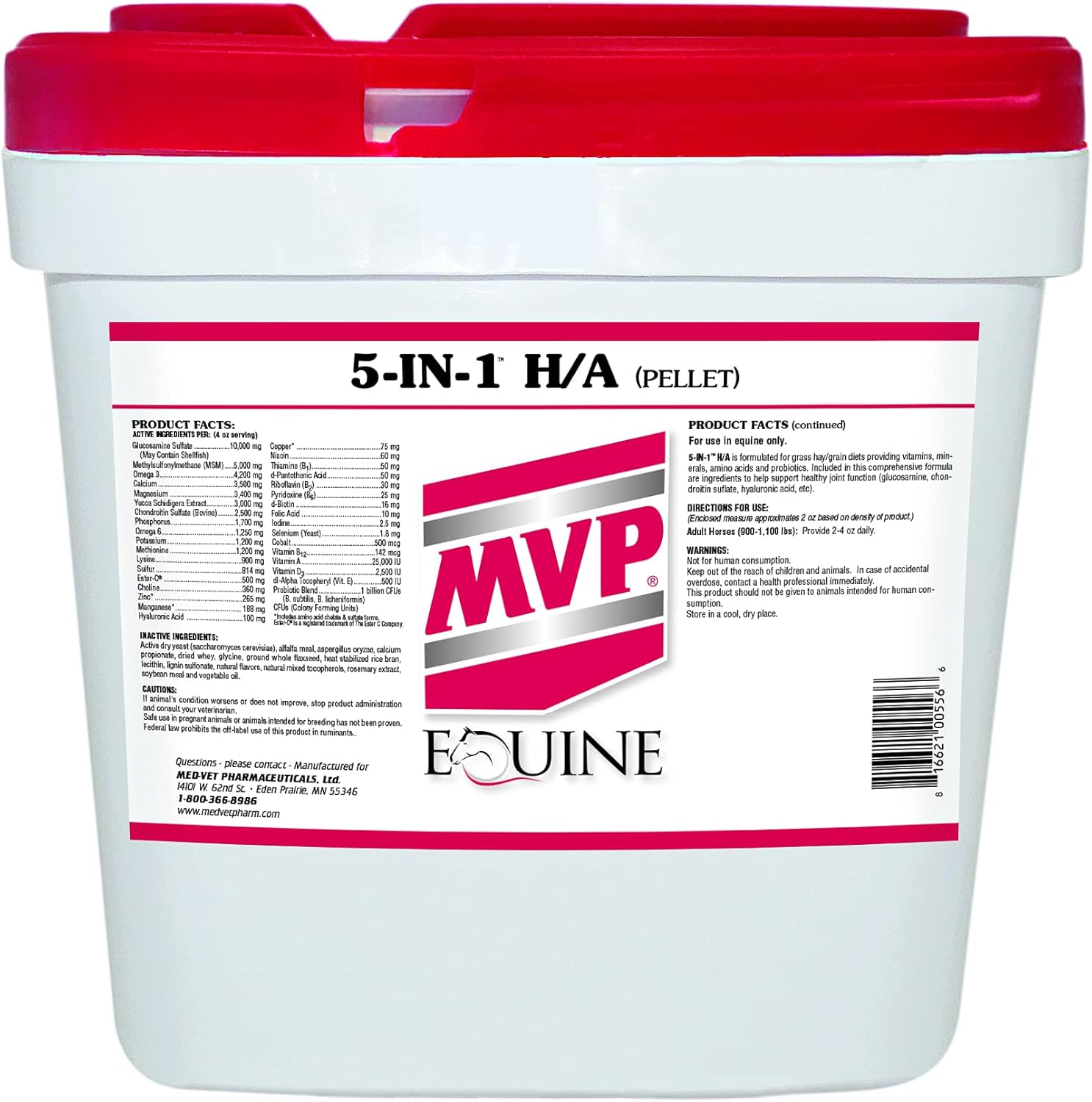MVP 5-in-1 H/A (20lb) All-in-One Horse Support Supplement
