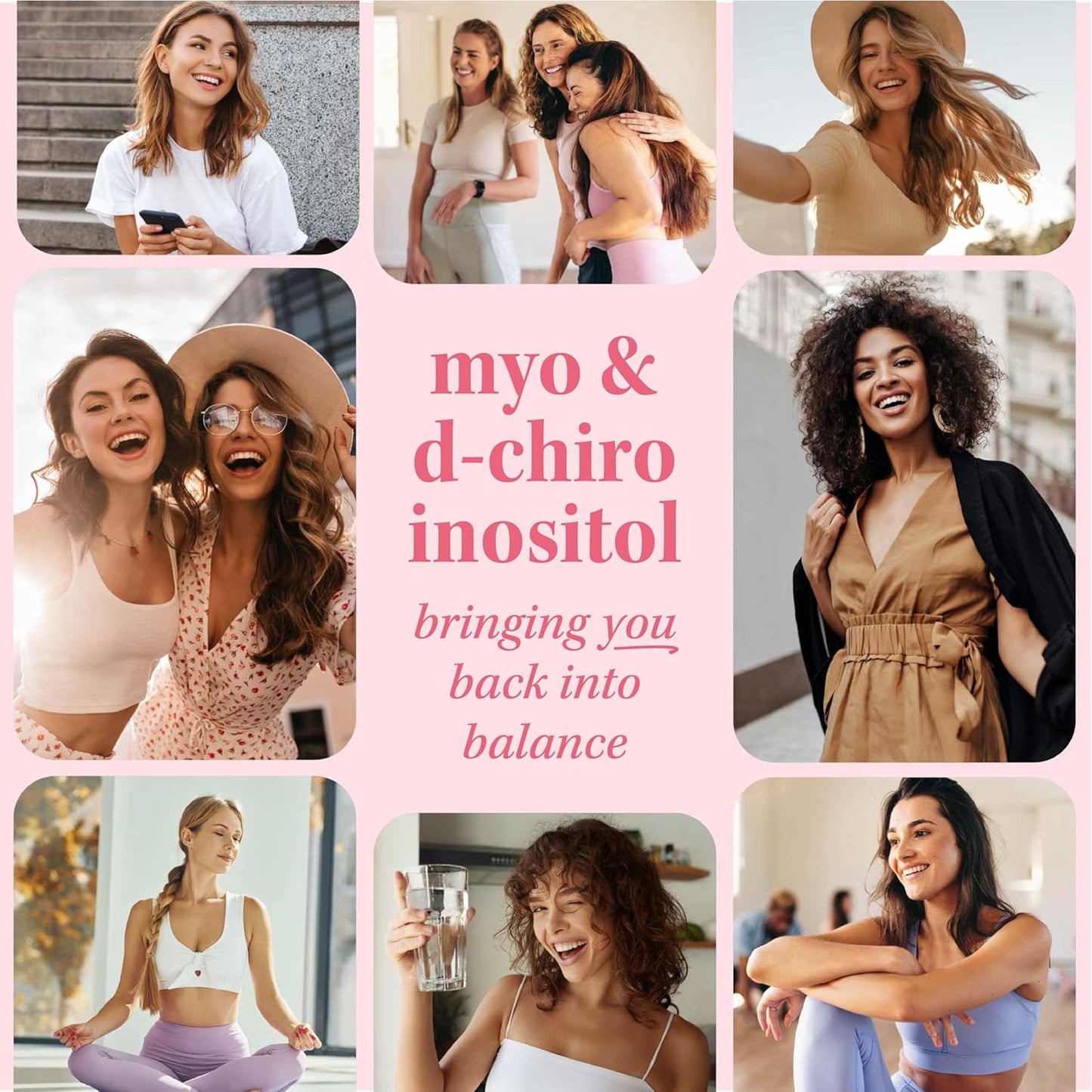 Myo-Inositol & D-Chiro Inositol Supplement for Women's Hormone Balance | Microbeadlets for Menstrual Cycle Regulation & Ovarian Health | 40:1 Ratio | Non-GMO | 120 Ct