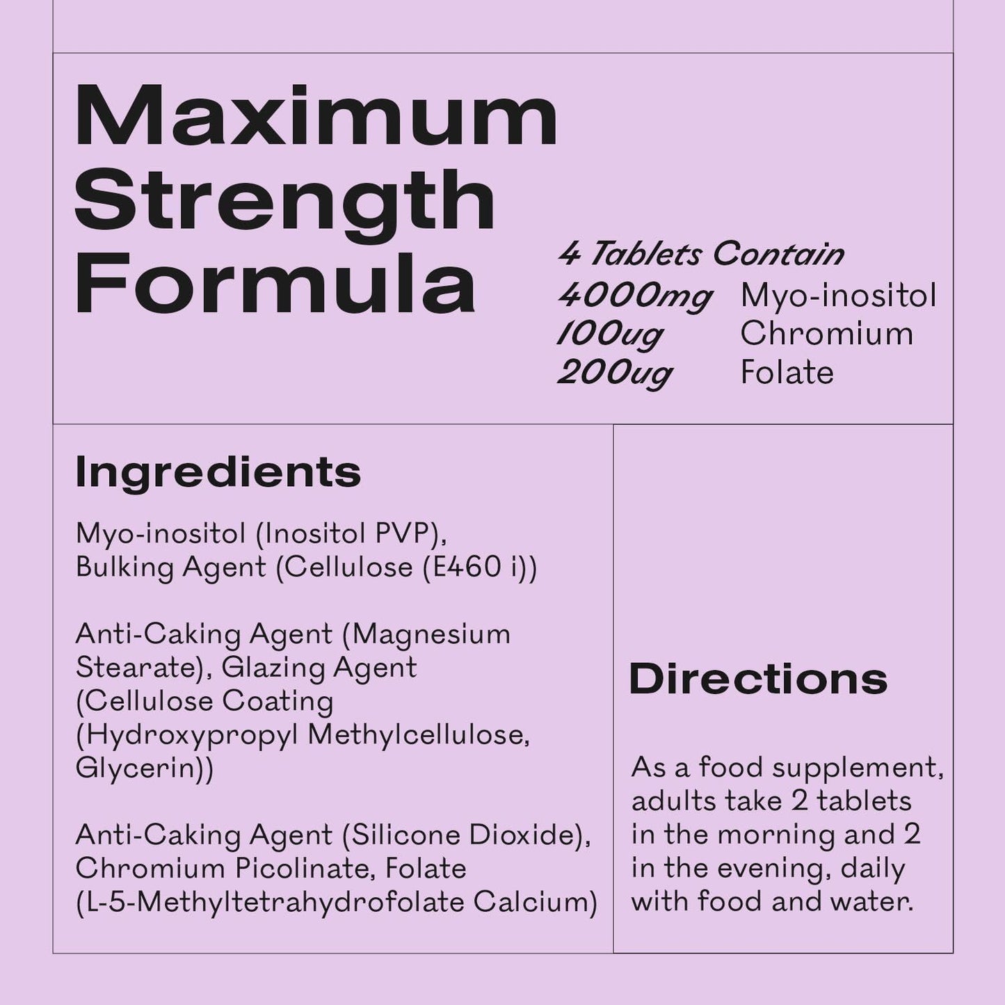 MyOva Myoplus Inositol Supplement for Hormone Balance & Ovarian Support - 120 Vegan Tablets