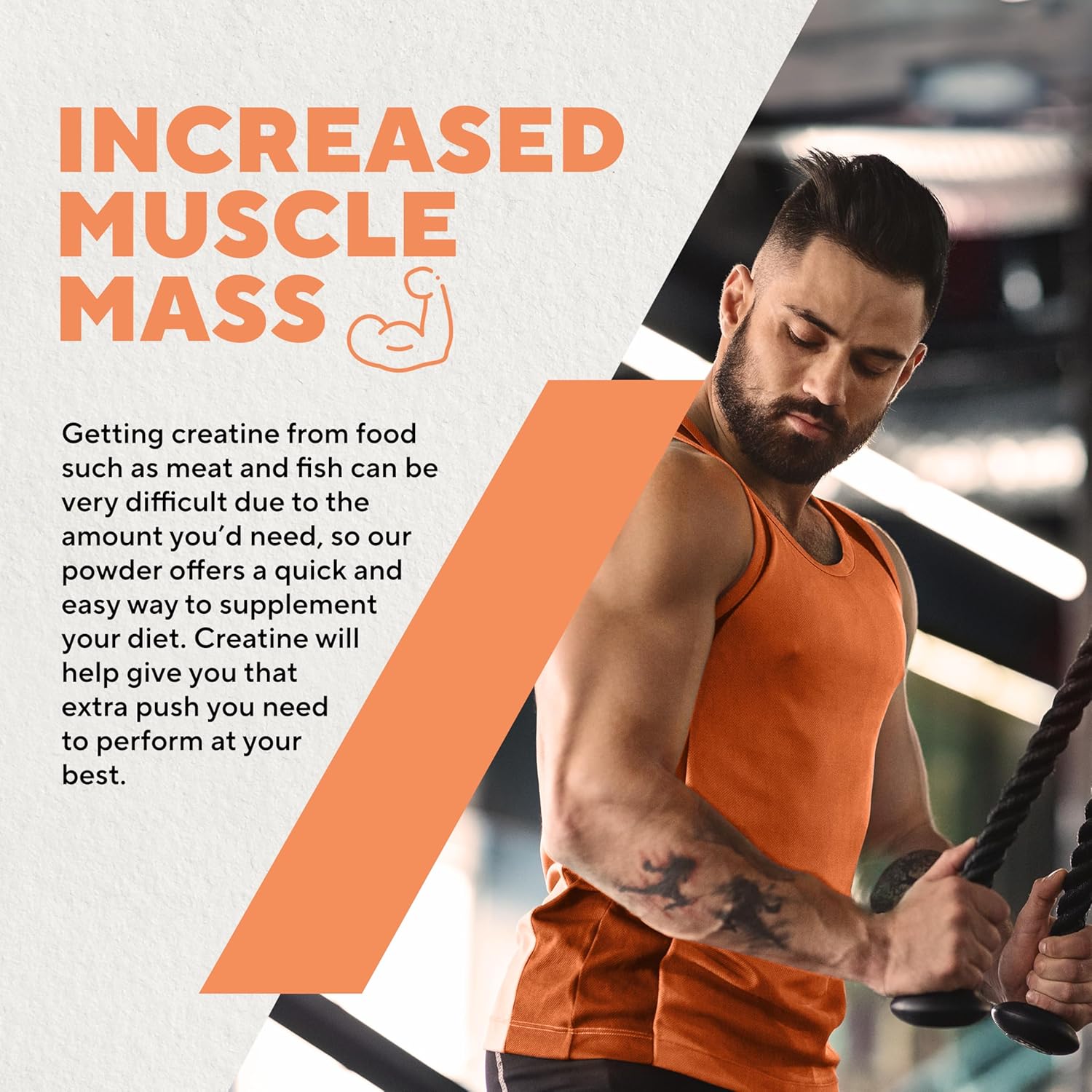 Myprotein Creatine Monohydrate Powder 1.1 lbs Bag - Unflavored Workout Supplement - Gluten-Free, Vegan, Easy to Dissolve - 100 Servings