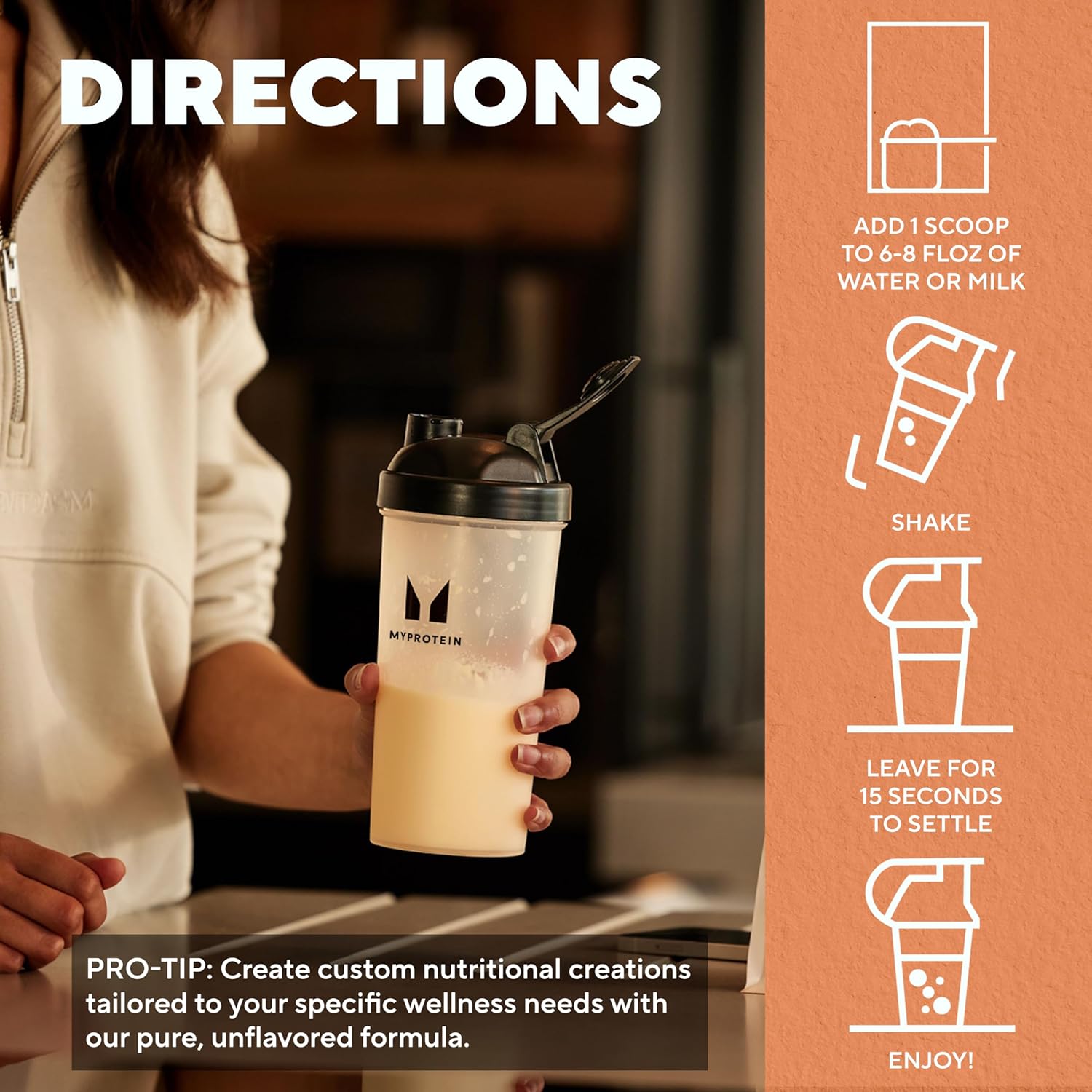 Myprotein Creatine Monohydrate Powder 1.1 lbs Bag - Unflavored Workout Supplement - Gluten-Free, Vegan, Easy to Dissolve - 100 Servings