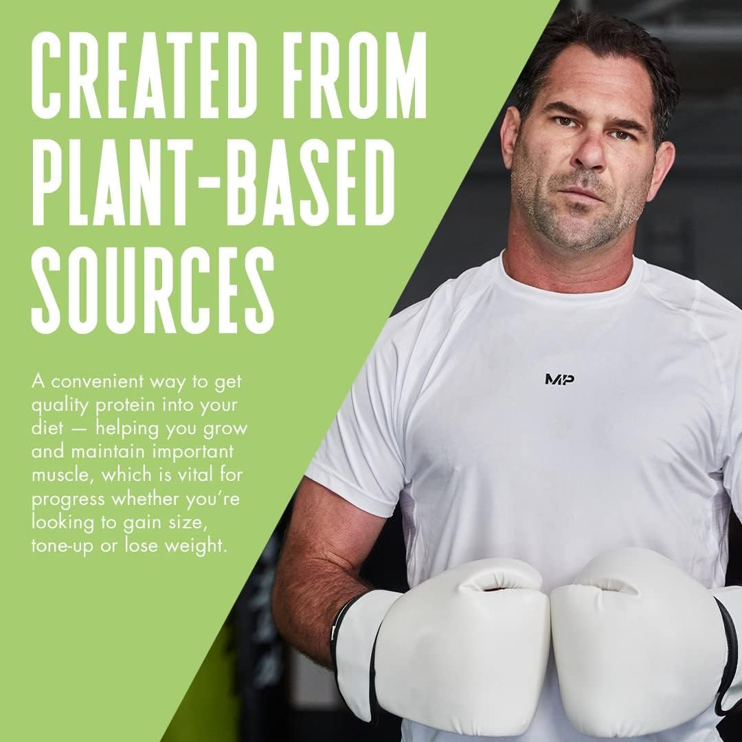 MYVEGAN Banana Bread Pea Protein Isolate Powder - Plant-Based Amino Acids - Gluten & Sugar Free - 2.2 Lb (30 Servings)