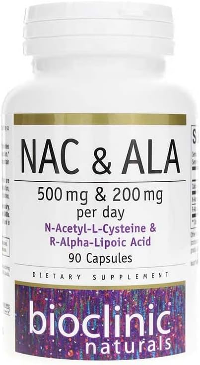 N-Acetyl Cysteine and Alpha Lipoic Acid Supplement - 90 Capsules