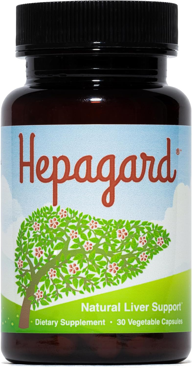 N-Acetyl Cysteine Liver Support Capsules - Natural Non-GMO Supplement with Hepagard for Gluten-Free Diet