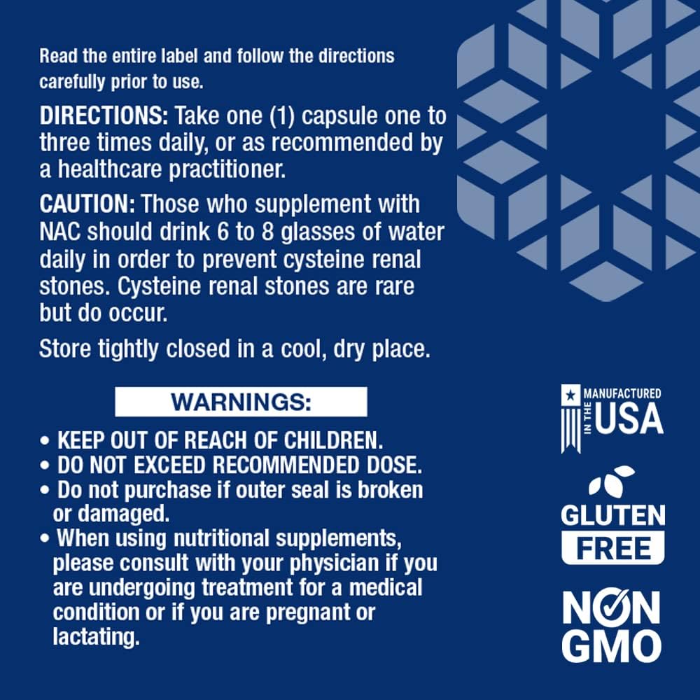 N-Acetyl-L-Cysteine (NAC) 25mg - Supplement for Hormone Balance, Immune Support, Sexual Health & More