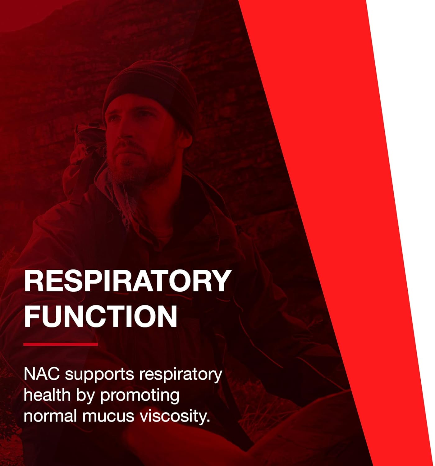 NAC N-Acetyl Cysteine 1000mg - Supports Glutathione Production & Respiratory Health - 120 Tablets