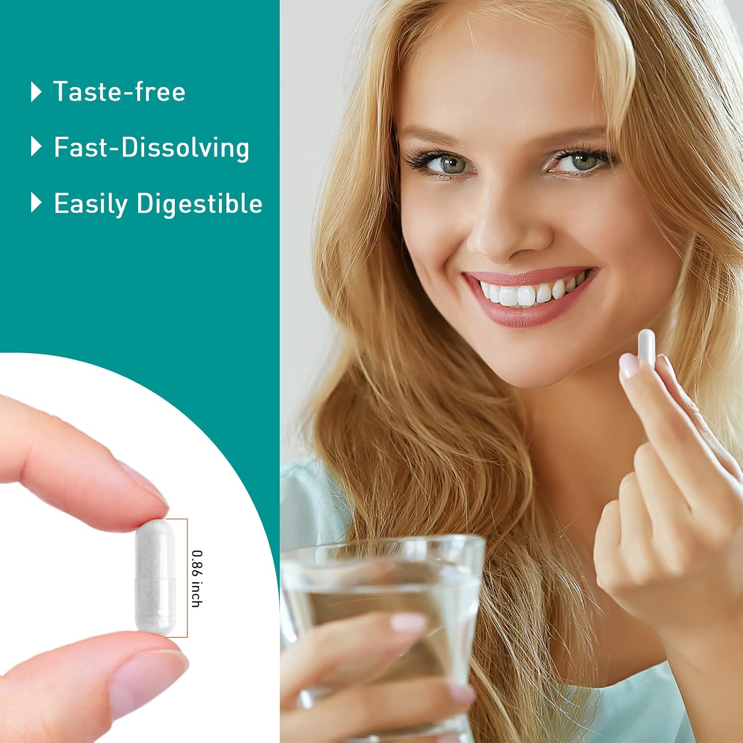 NACET Liposomal N-Acetyl Cysteine Ethyl Ester 100mg with Glycine 600mg - Enhanced Absorption, Immune Support, Antioxidant - 60 Capsules