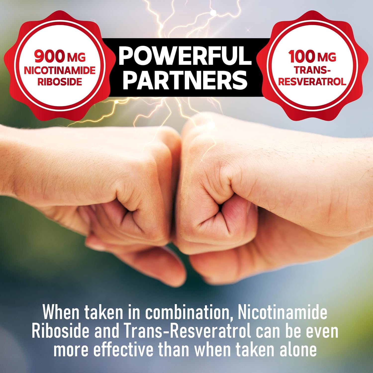 NAD Nicotinamide Riboside Resveratrol Capsules - Cellular Health & Vitality Support - 80 Capsules