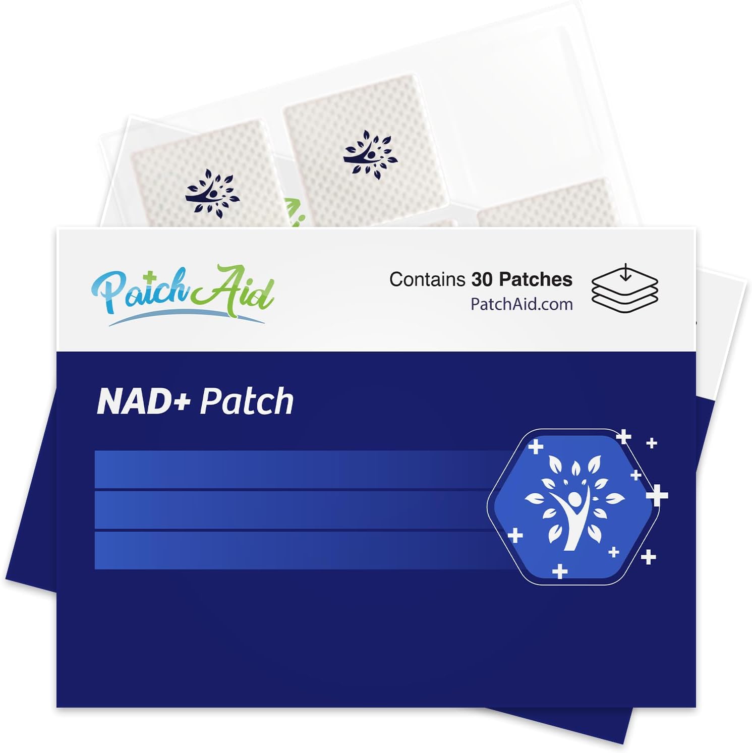 NAD+ Topical Patch by PatchAid - 30-Day Supply for Enhanced Wellness and Cellular Health