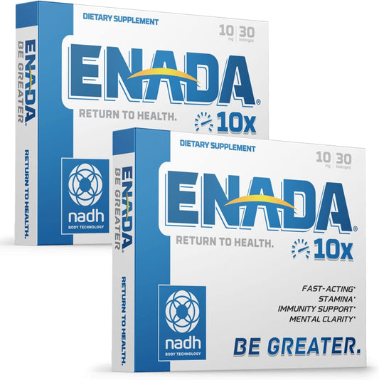 NADH Supplement with Fast-Acting Formula - Natural Energy Booster for Active Lifestyle, Jet Lag, Athletic Performance, Studying - 60 Lozenges.