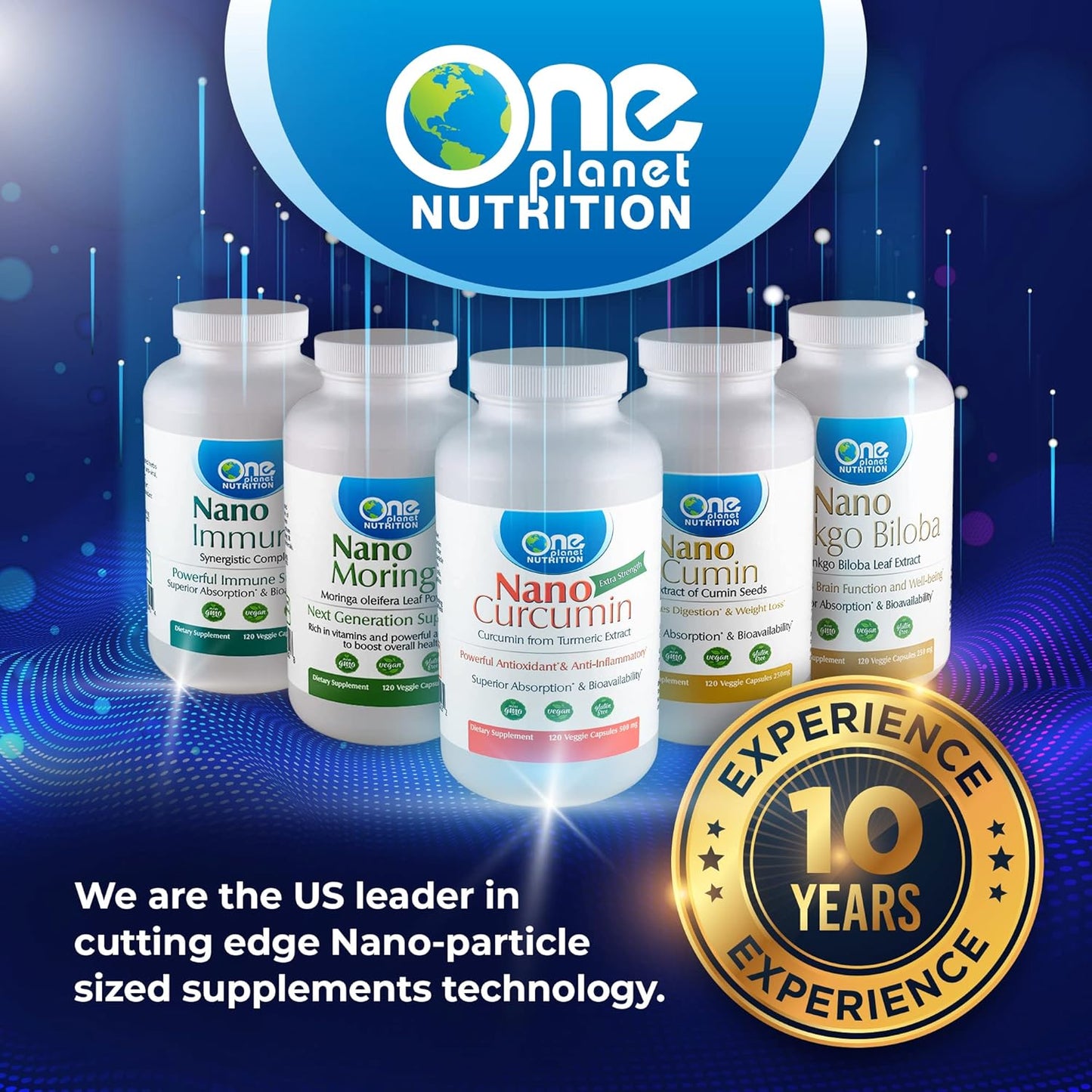 Nano Andrographis 500mg Veggie Capsules - 120 Servings - Supports Wellness - Non-GMO, Vegan, Gluten-Free