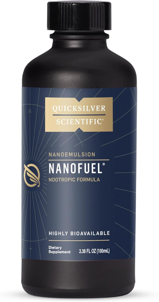 NanoFuel Energy Support Nootropic Formula for Focus and Productivity - 3.38oz / 100ml