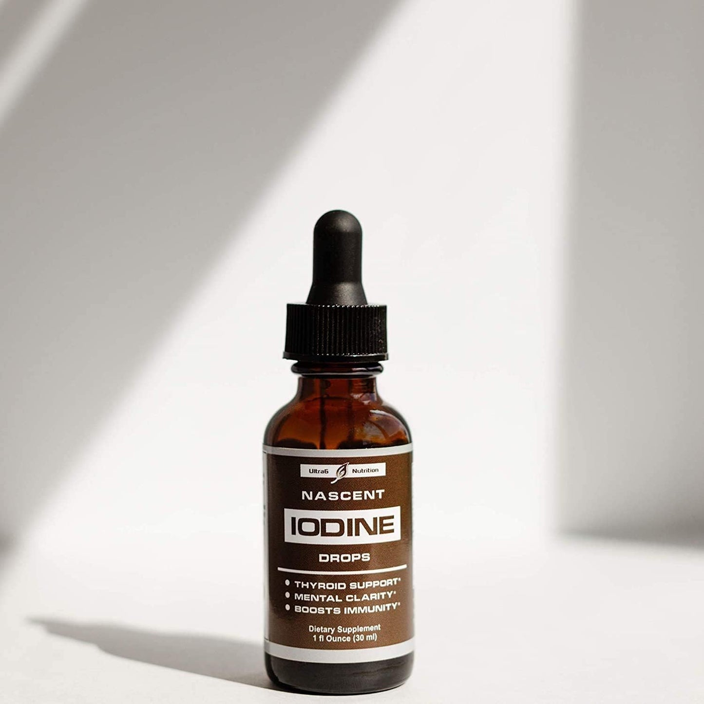 Nascent Iodine Drops for Energy & Health | Liquid Supplement & Immunity Booster | 6 Nascent Iodine Drops