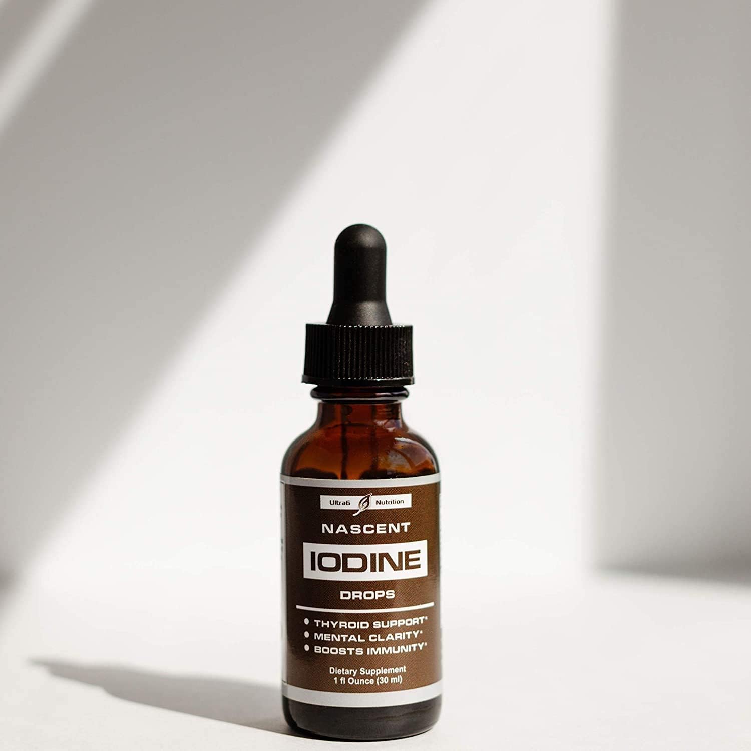 Nascent Iodine Drops for Energy & Health | Liquid Supplement & Immunity Booster | 6 Nascent Iodine Drops