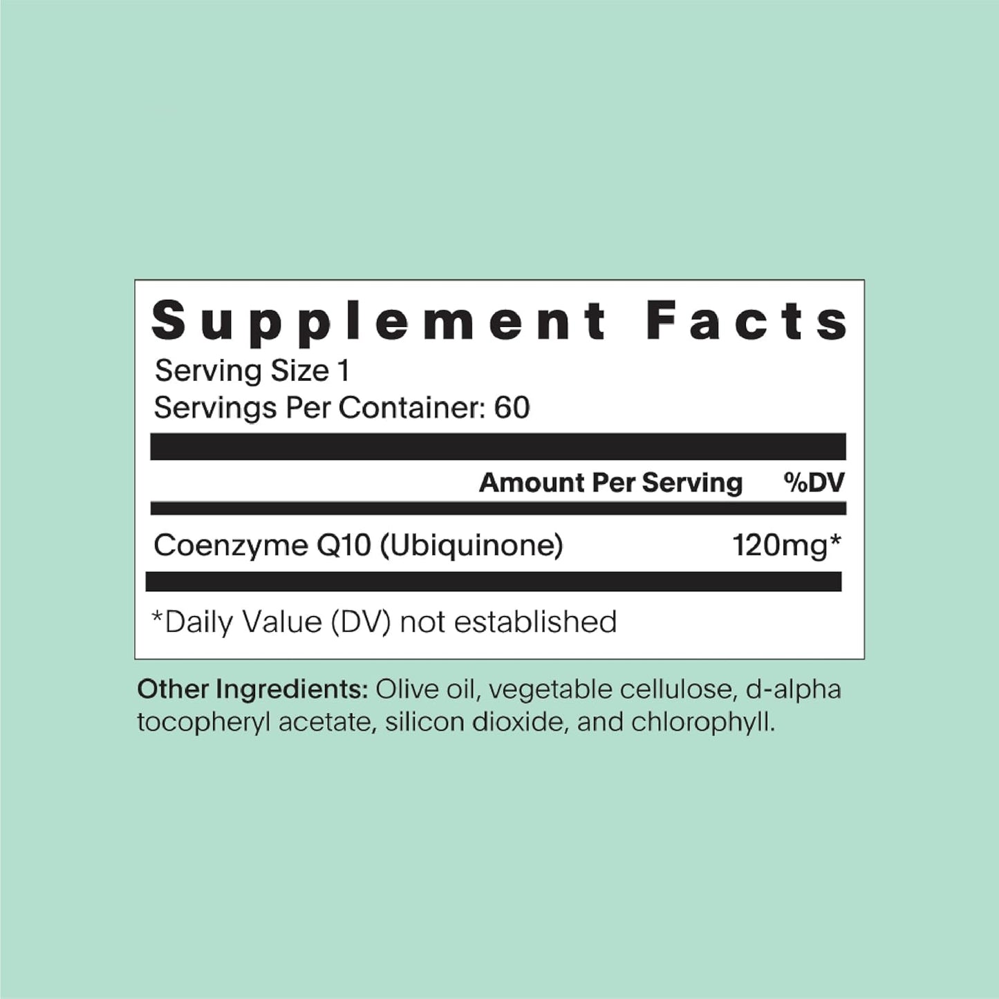 NATALIST CoQ10 Ubiquinone 120mg Fertility Vitamin Antioxidant Supplement for Women & Men - Vegan, Non-GMO - 60 Liquid Capsules