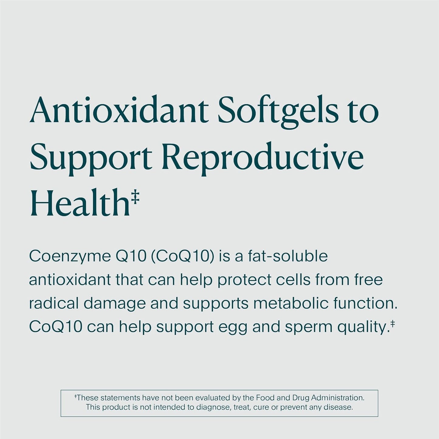 NATALIST CoQ10 Ubiquinone 120mg Fertility Vitamin Antioxidant Supplement for Women & Men - Vegan, Non-GMO - 60 Liquid Capsules
