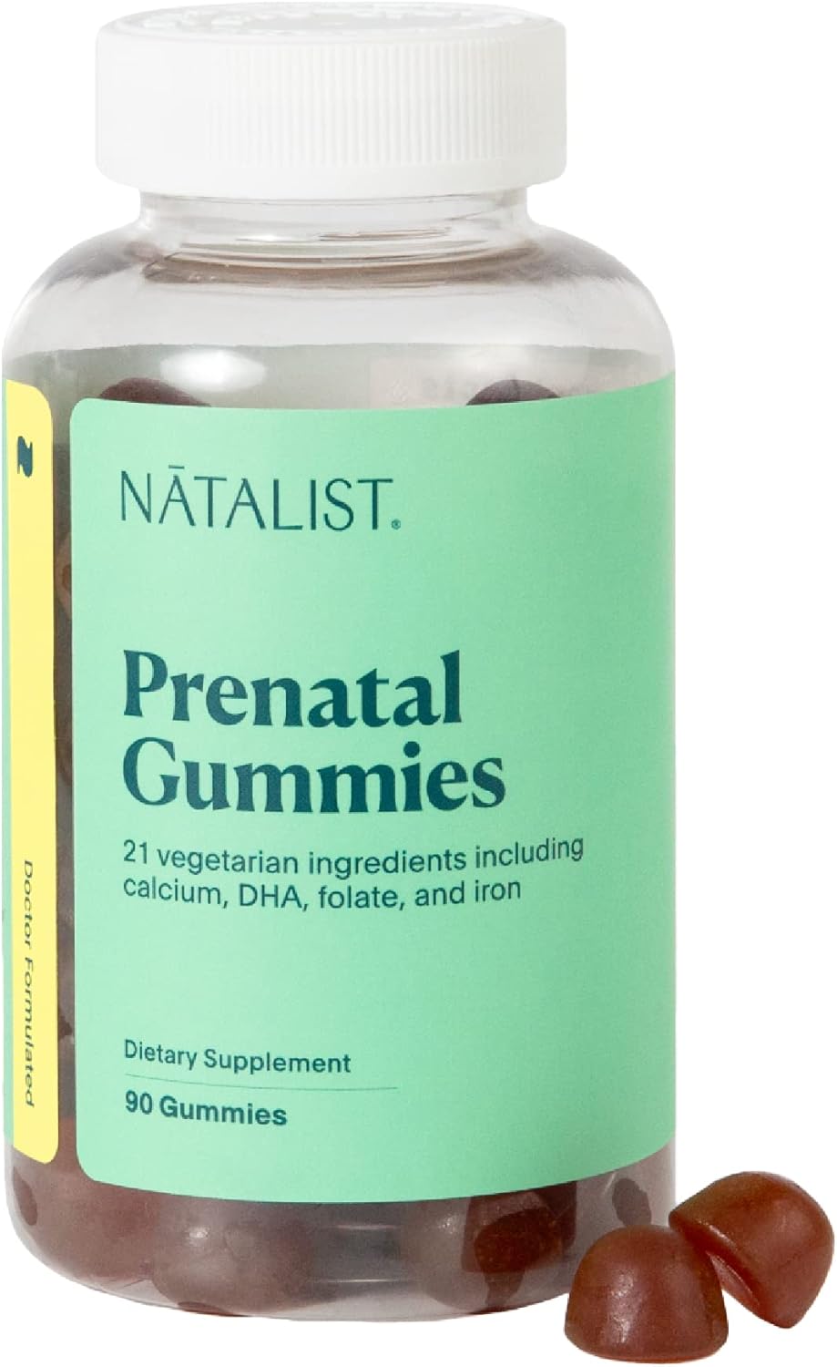 NATALIST Immune Support Gummy Bundle for Preconception & Pregnancy - Prenatal & Vitamin D3 - 90 Count Each - Vegetarian & Gluten-Free