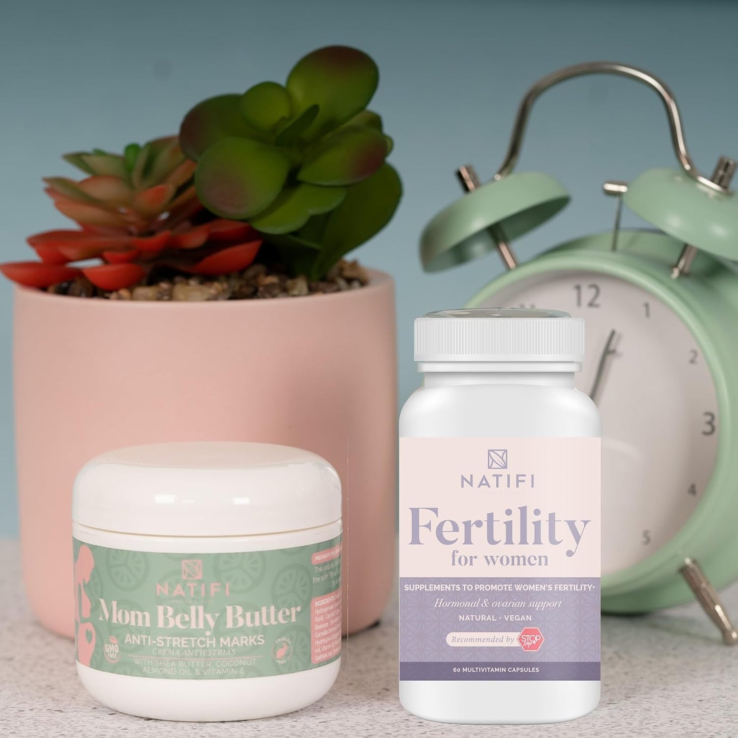Natifi Conception Fertility Prenatal Vitamins - 60 Capsules for Women - Regulate Cycles, Balance Hormones, Aid Ovulation - with Folic Acid, Myo Inositol, Vitex for Healthier Pregnancy