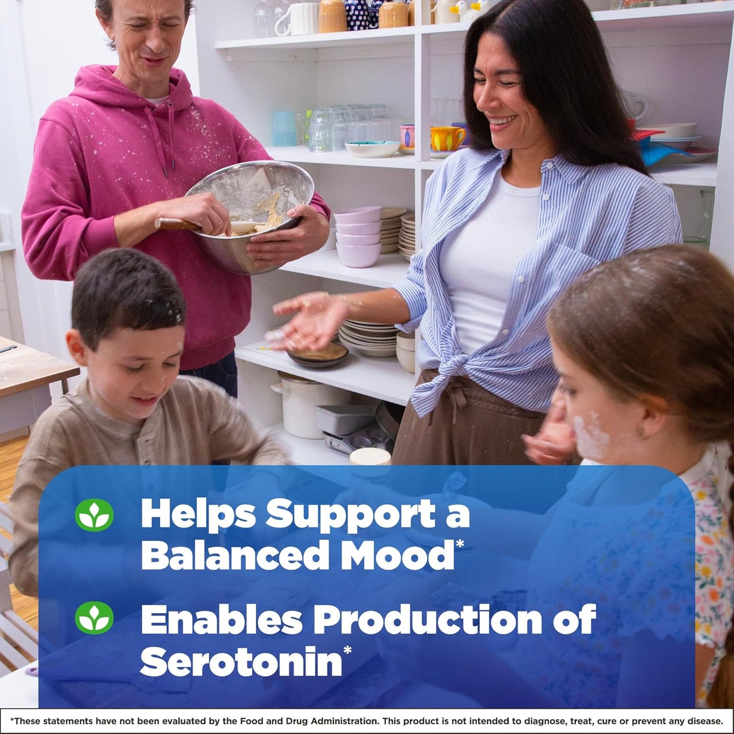 Natrol 5-HTP Mood & Stress Dietary Supplement 50mg Capsules - Balanced Mood Support - 45 Day Supply