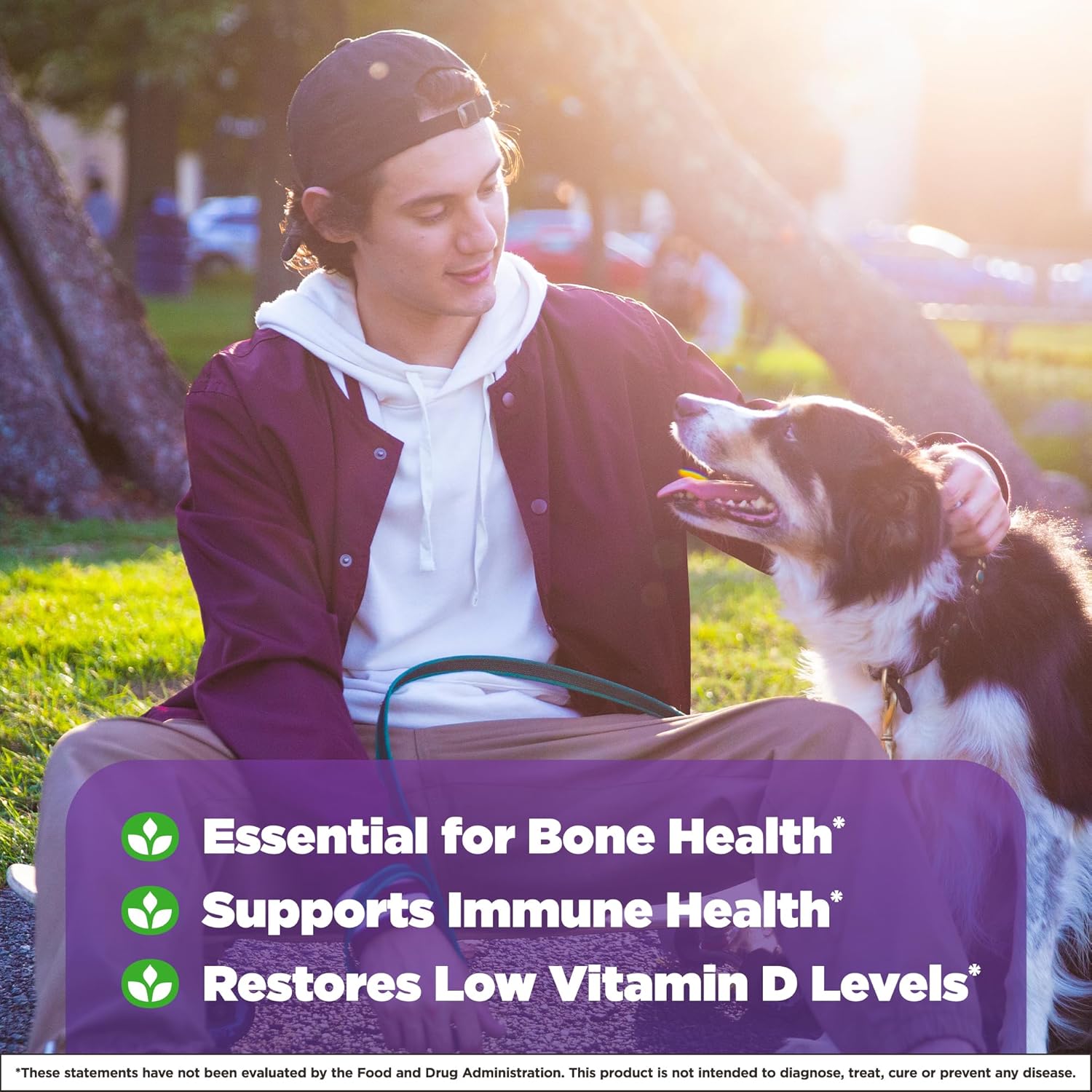 Natrol Fast Dissolve Vitamin D3 2,000 IU Supplement for Bone & Joint Health, 90 Tablets - 90 Day Supply