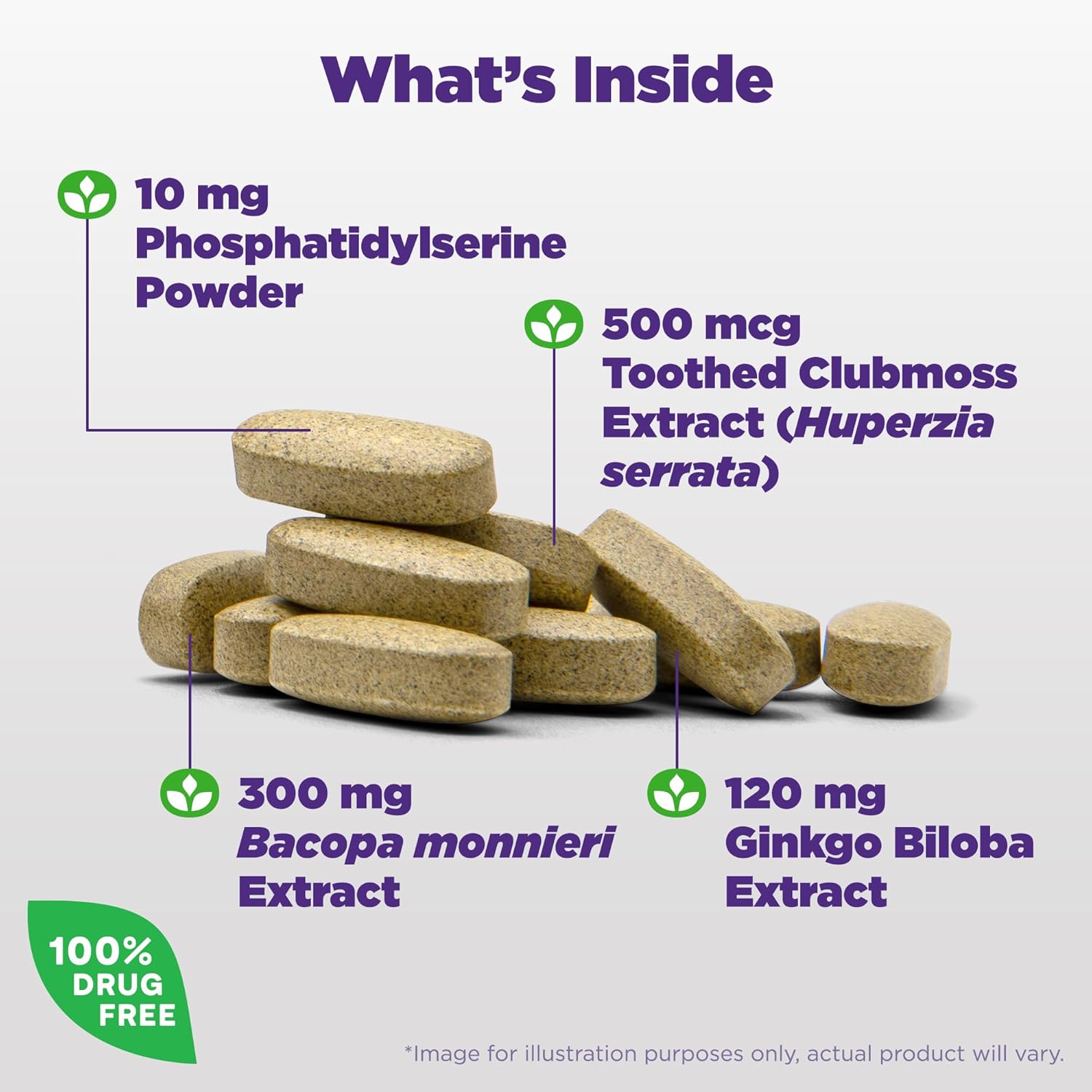 Natrol Memory Complex: Brain Health & Memory Support Supplement with Ginkgo Biloba & B Vitamins, 60 Tablets