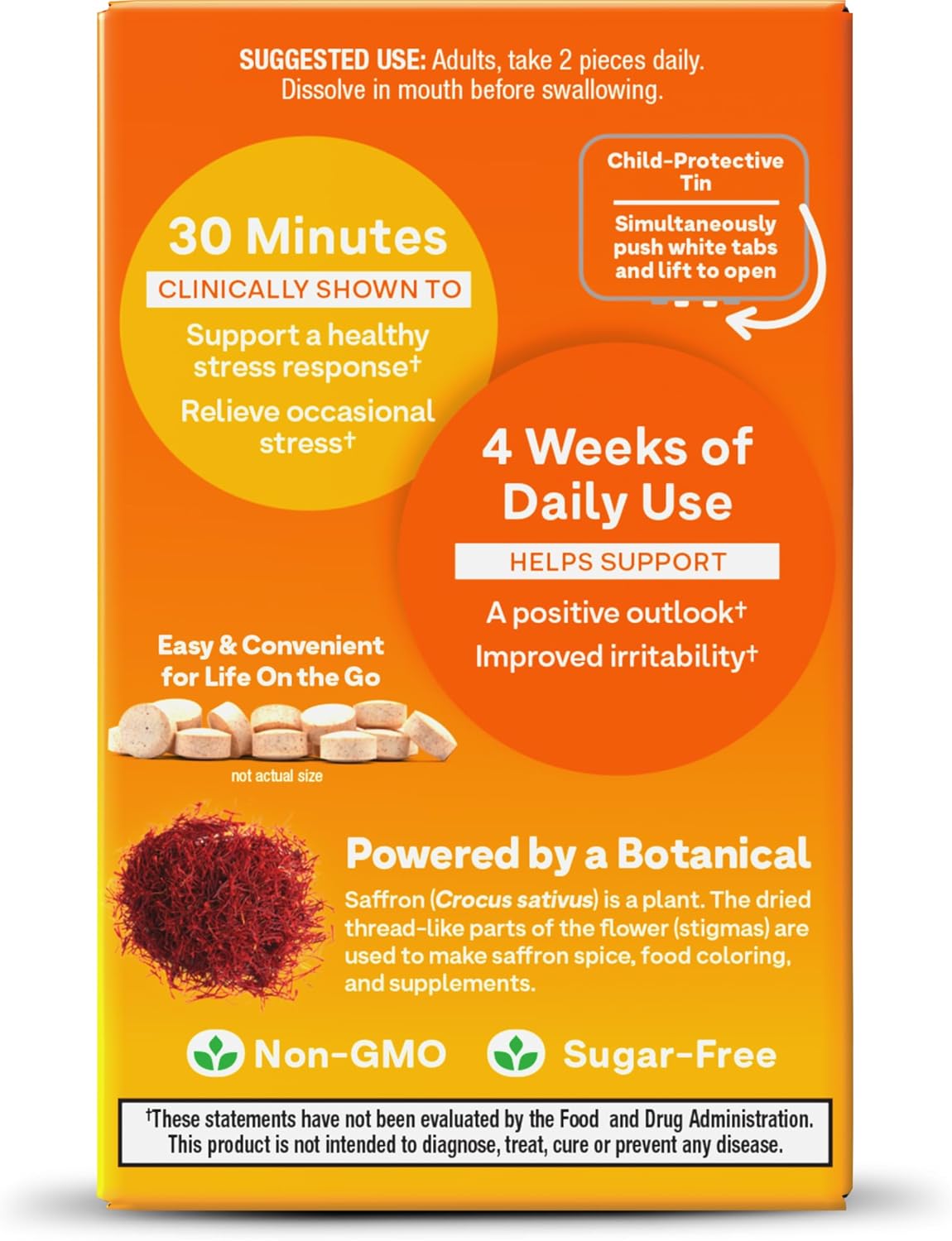 Natrol Quick Balance Happy Mints - Stress Relief Supplement (30 Mints)