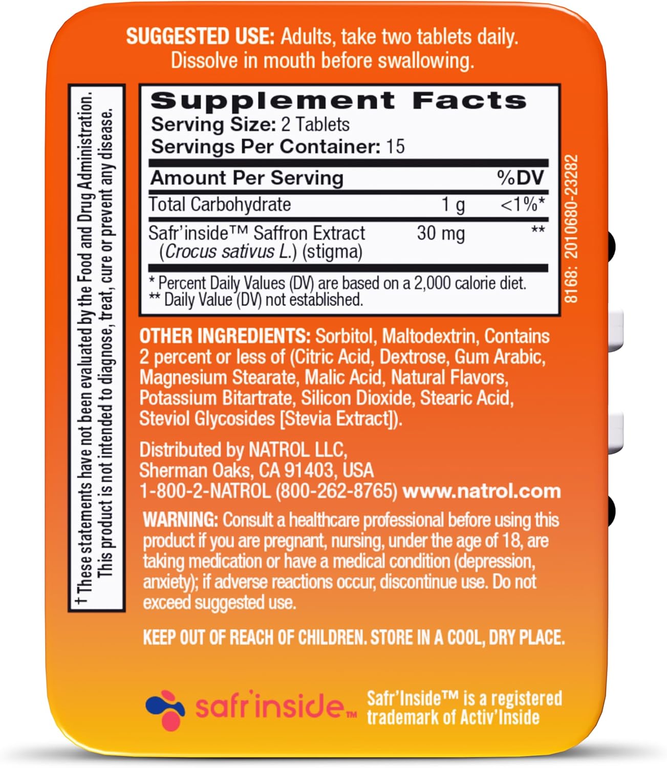 Natrol Quick Balance Happy Mints - Stress Relief Supplement (30 Mints)