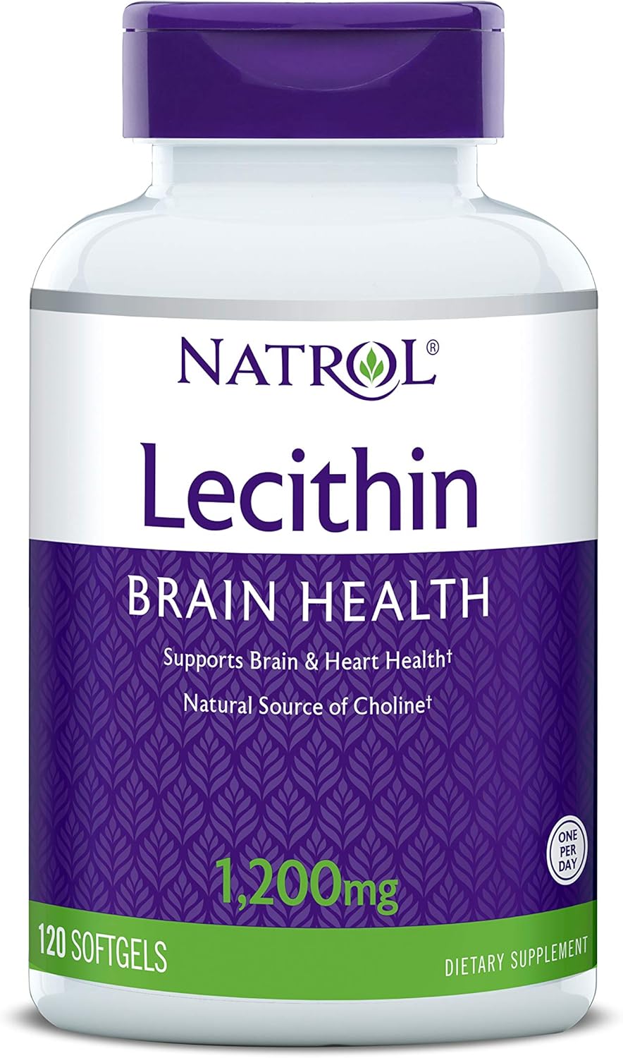 Natrol SOYA Lecithin Supplement - 1200 mg, 120 Tablets