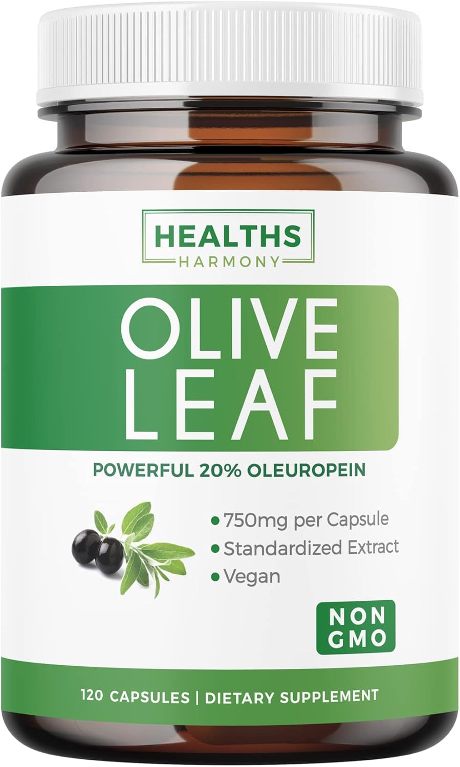 Nattokinase & Olive Leaf Combo - 4-Month Supply, Powerful Soybeans & Super Strength Extract with 20% Oleuropein