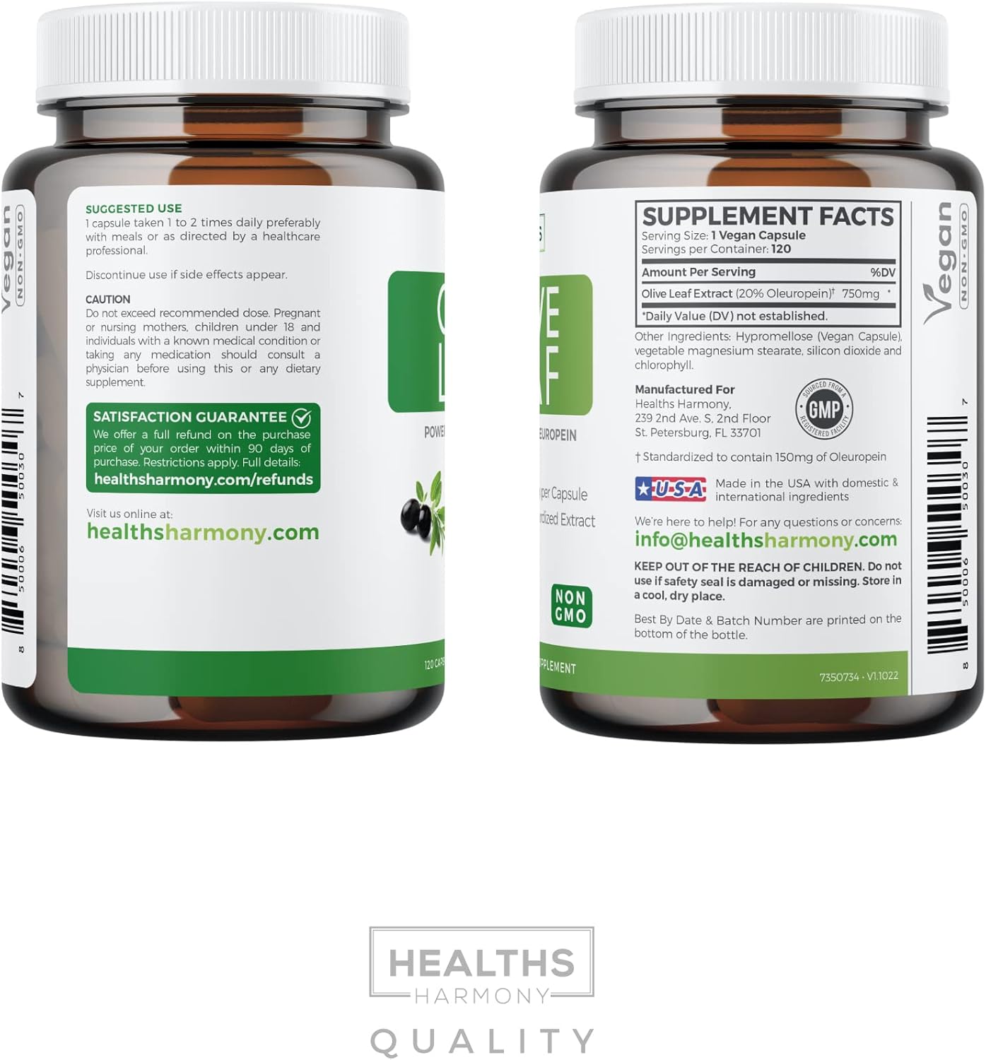 Nattokinase & Olive Leaf Combo - 4-Month Supply, Powerful Soybeans & Super Strength Extract with 20% Oleuropein