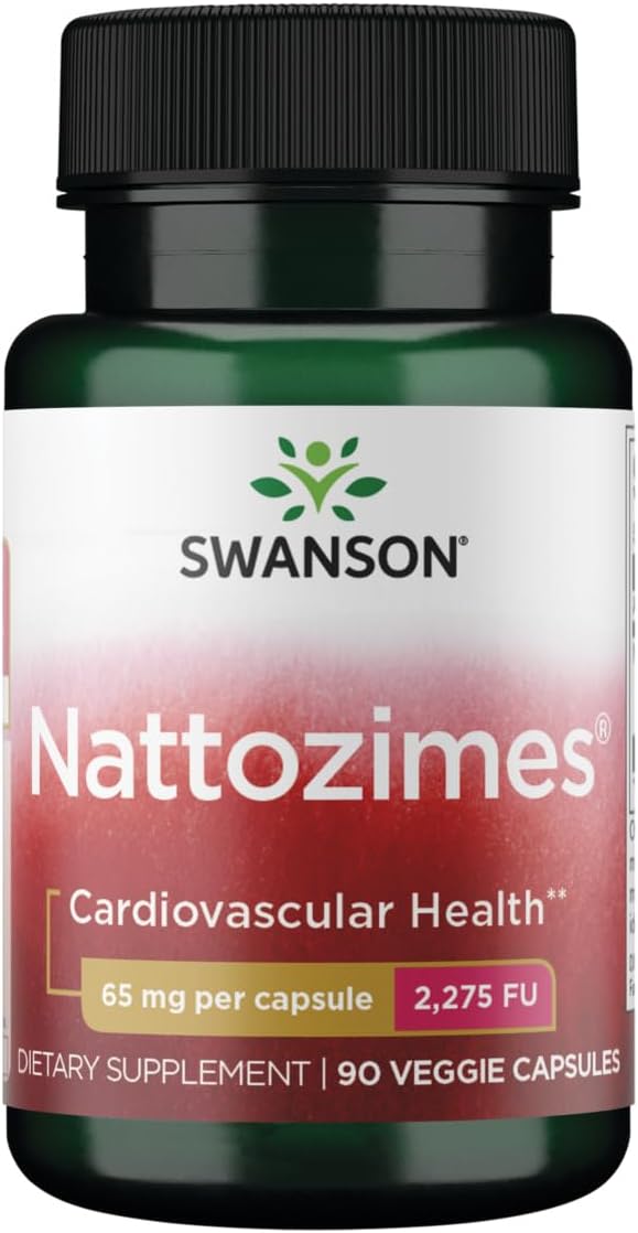 Nattozimes Enzyme Supplement 65mg - 90 Veg Capsules by Swanson