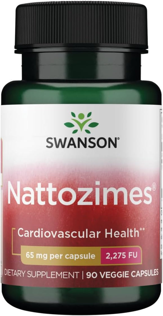 Nattozimes Enzyme Supplement 65mg - 90 Veg Capsules by Swanson