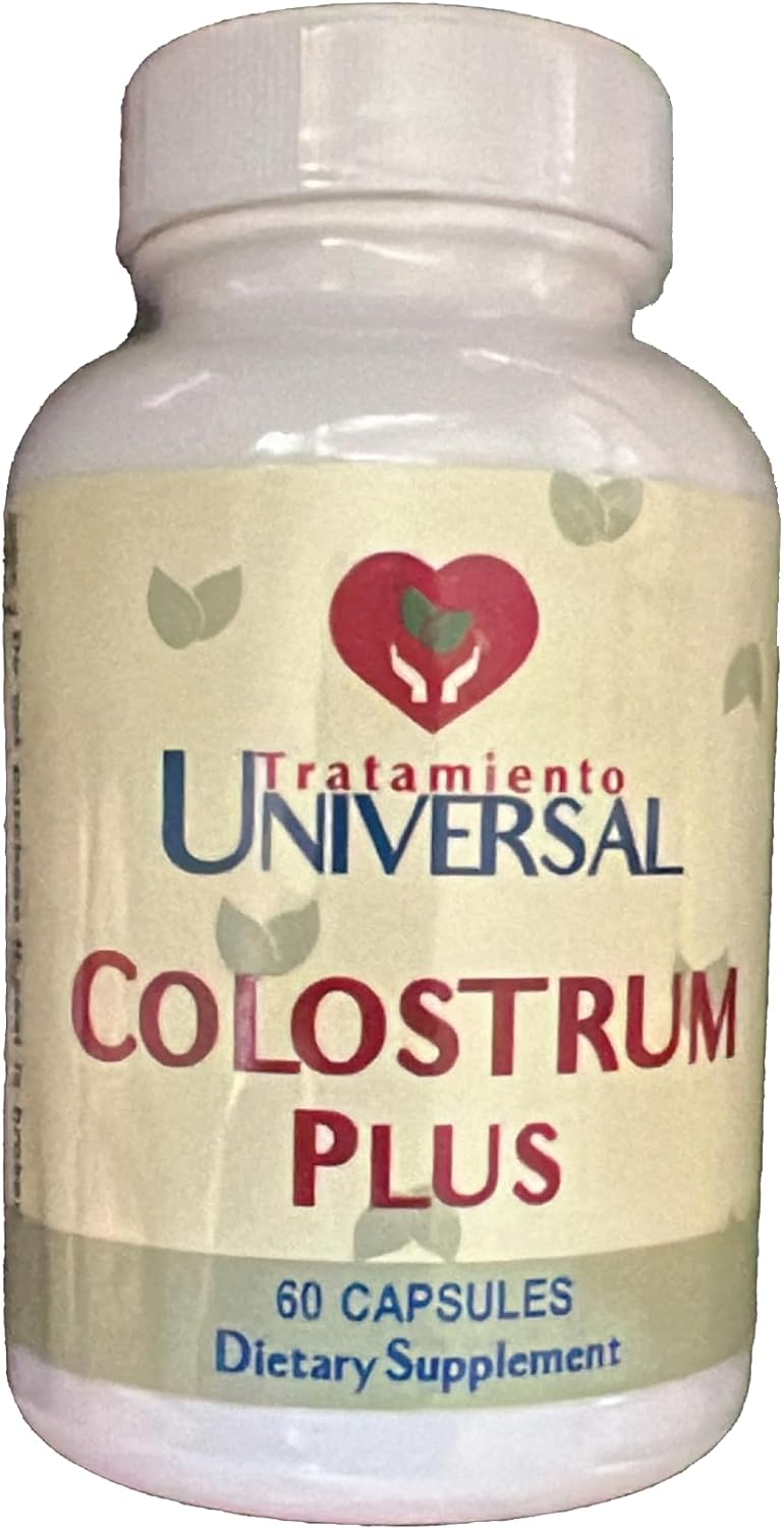 Natural 750mg Colostrum Plus Capsules - 60 Count | High IgG | Grass-Fed & Pasture-Raised | Supports Immune System & Gut Health