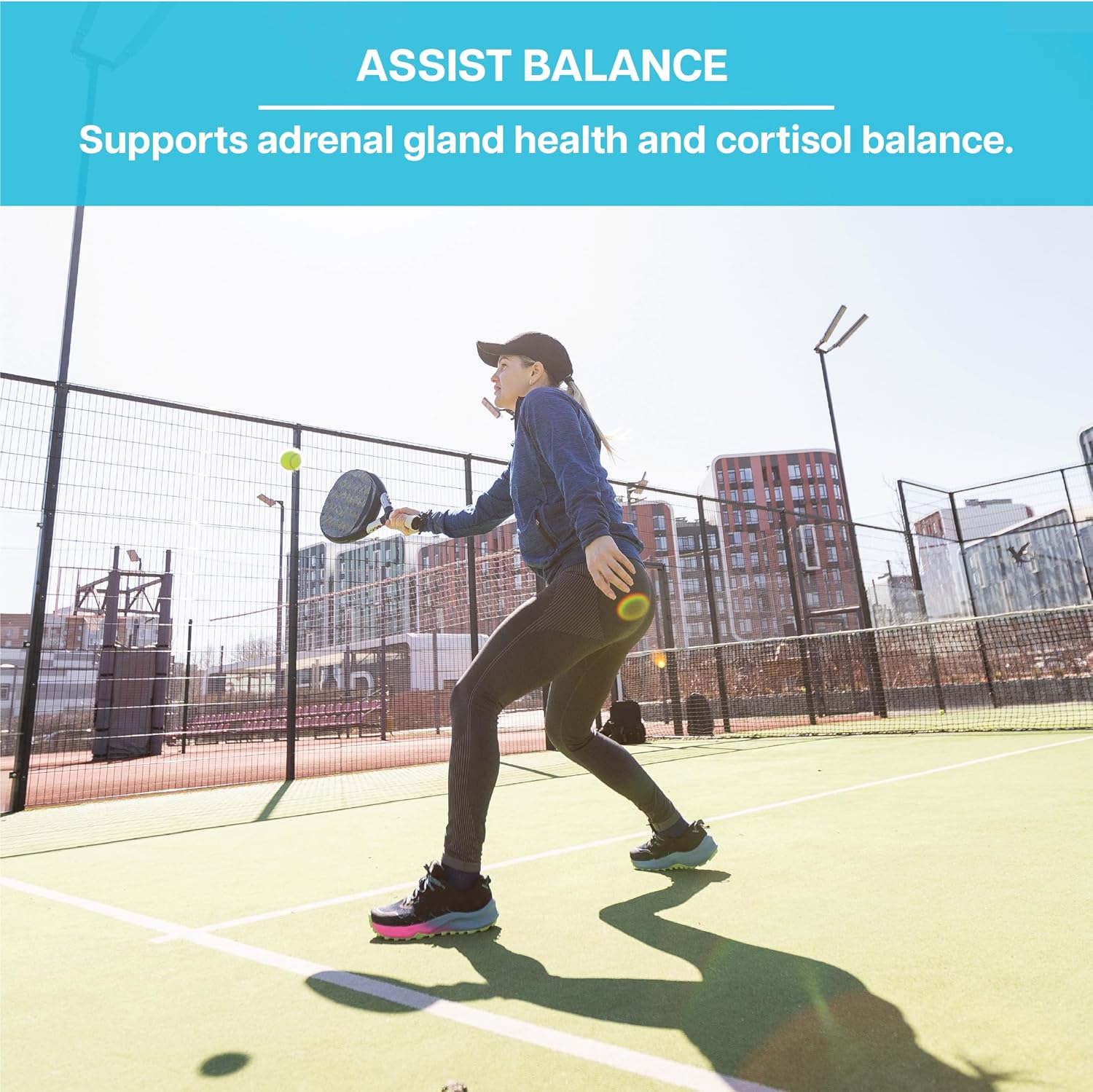 Natural Adrenal Support Supplements with Rhodiola Rosea & Ashwagandha - Promotes Energy & Mental Performance - Men & Women