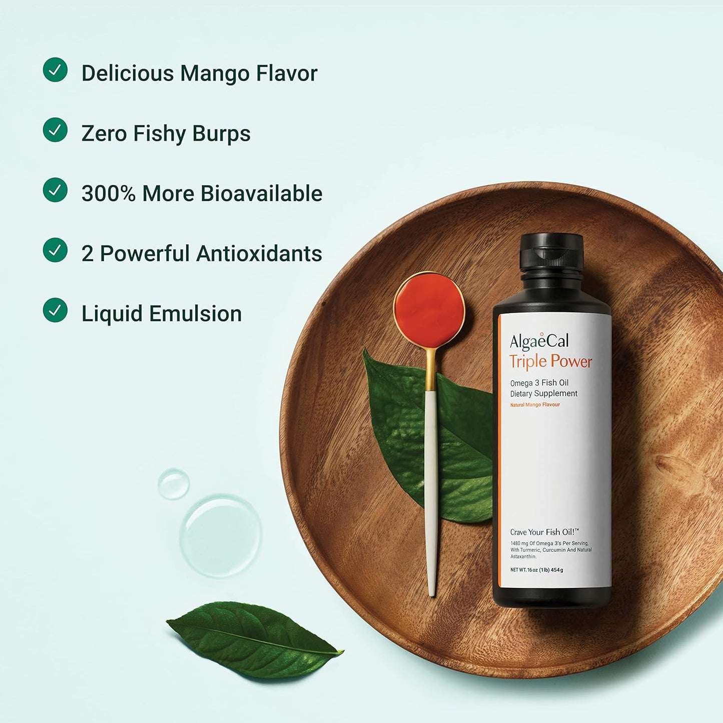 Natural AlgaeCal Bundle with Calcium, Vitamin D3 & K2, Magnesium, Boron, Trace Minerals, and Omega-3 Fish Oil Emulsion
